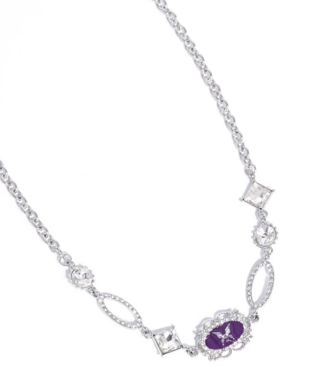 Paparazzi Aerial Approval- Purple Necklace