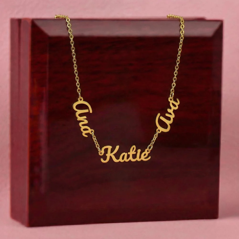 Personalized Multiple Name Necklace
