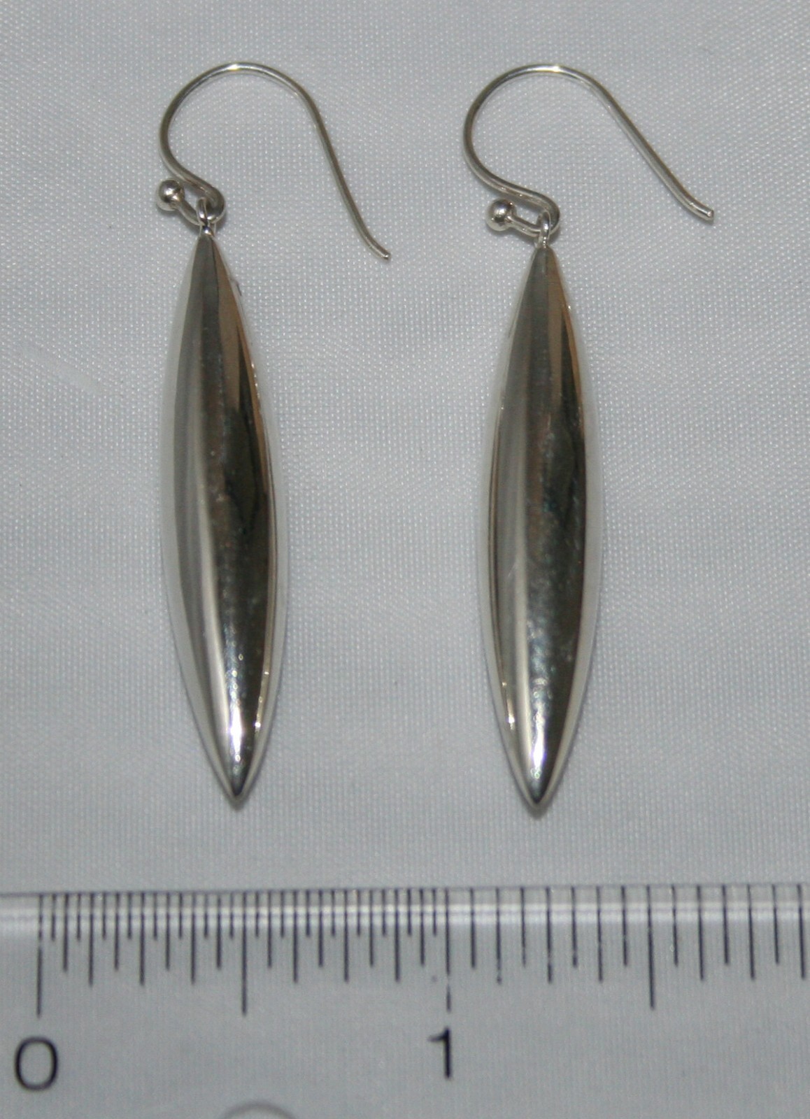 Silpada Sterling Silver “Elongated Elegance” Long Orb Earrings W3279