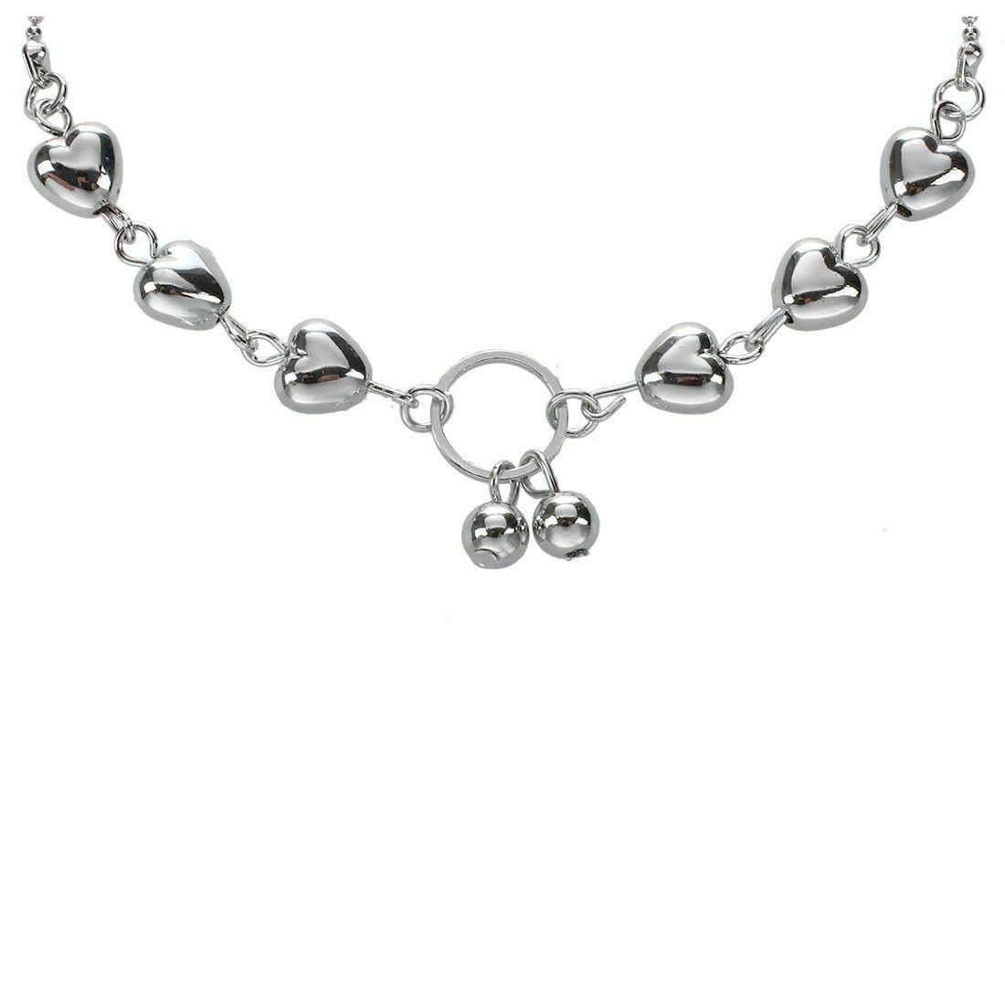 925 Sterling Silver Heart style shape 8″ – 10″ Beach Sandal Anklet Foot Bracelet
