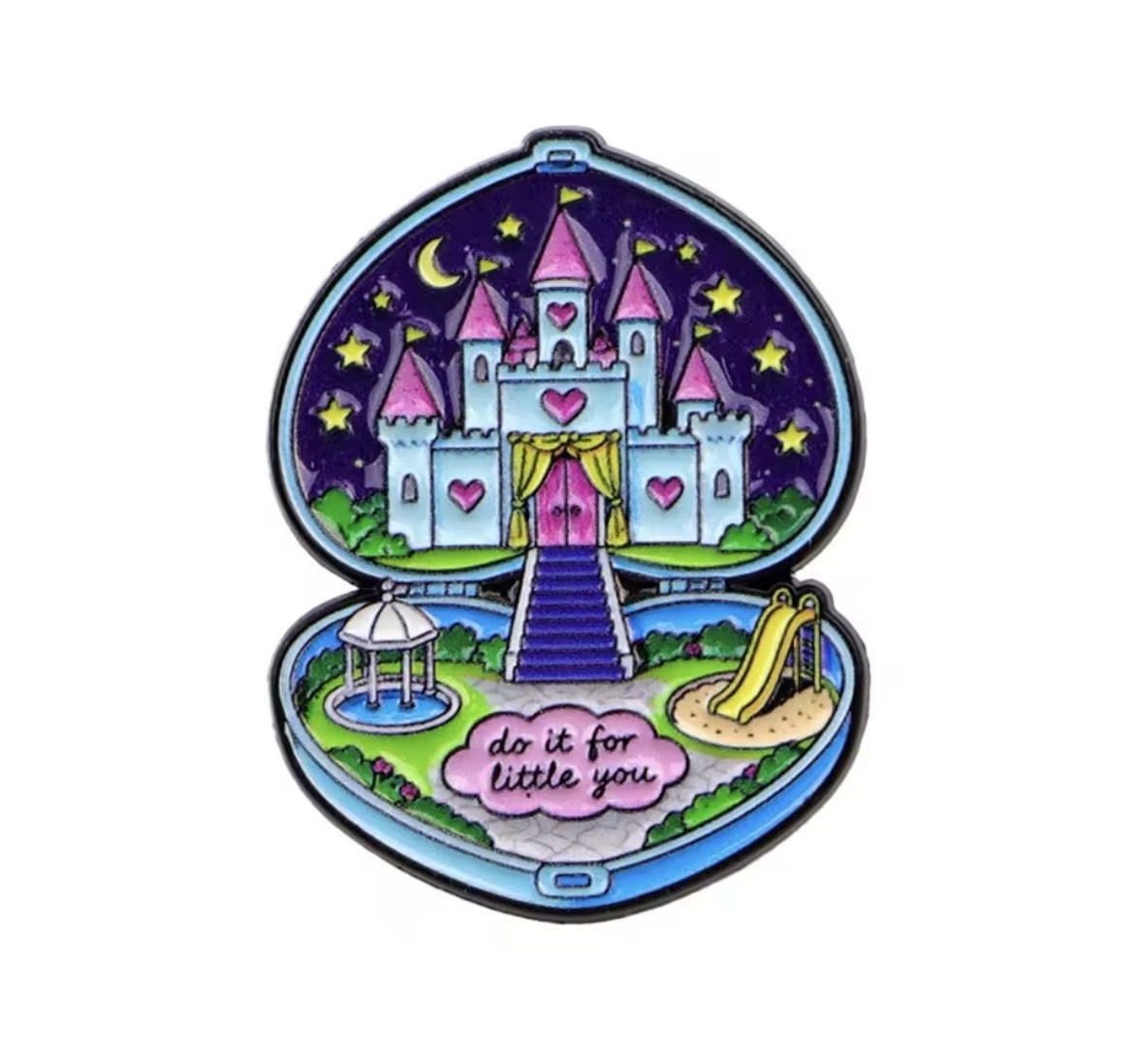 Polly Girl Mini Pocket 1pc Pin Rubber Backers Girl Pocket Fun Pin FREE SHIPPING