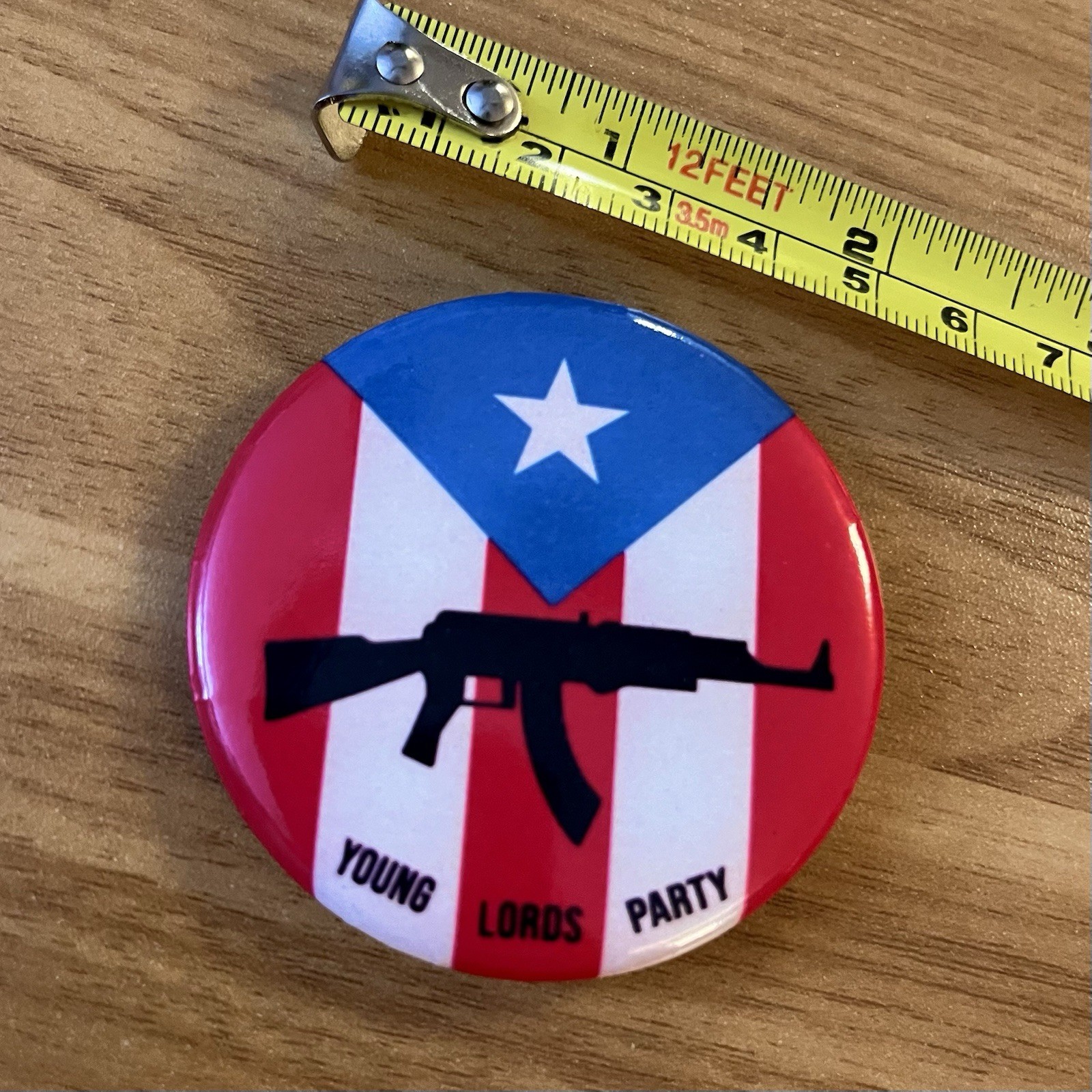 Puerto Rican Young Lords Party 2.25 Inch Button
