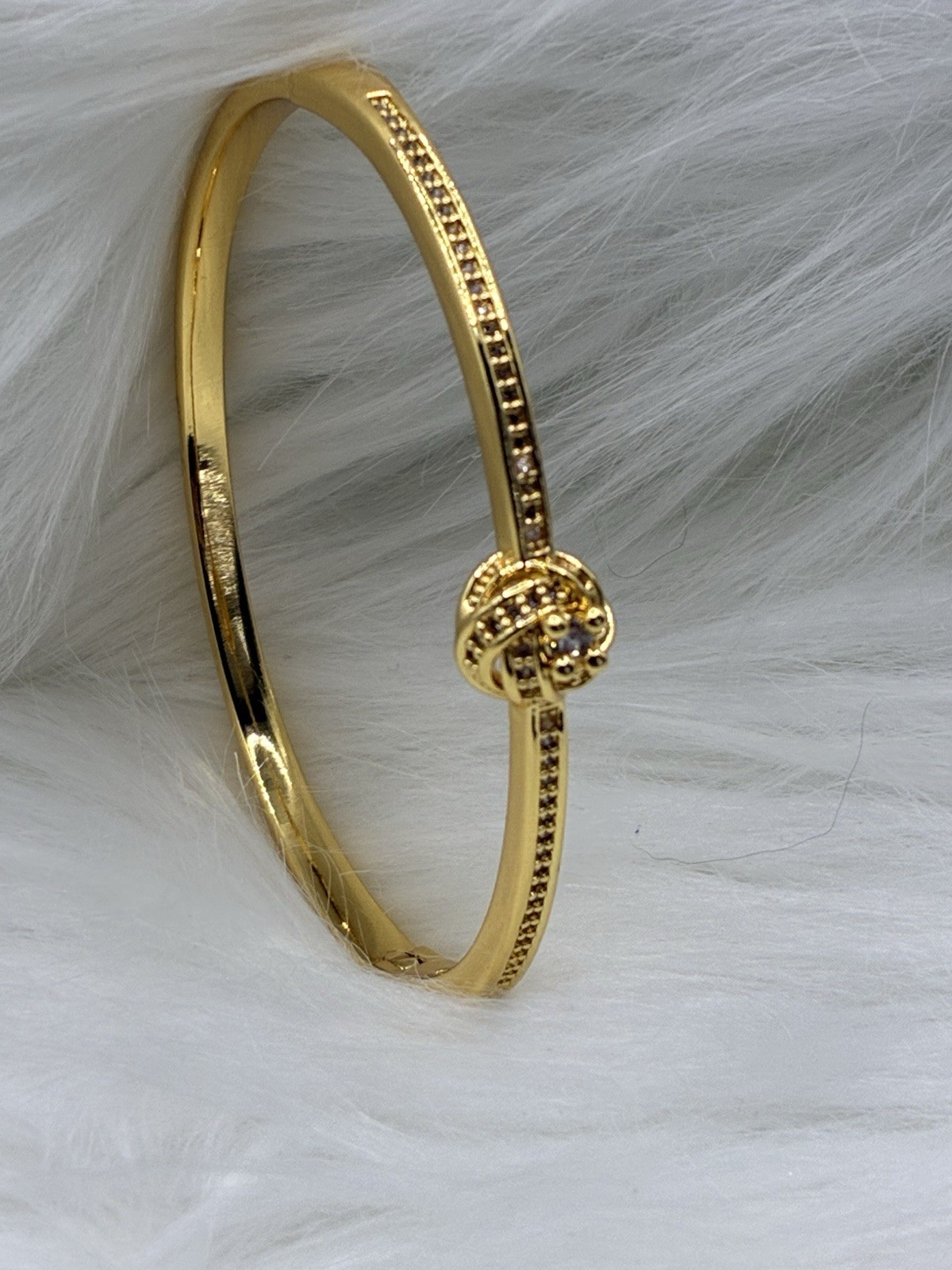 Gold Color Bracelet Bangle Perfect For Any Occasion Alloy Fancy And Elegant