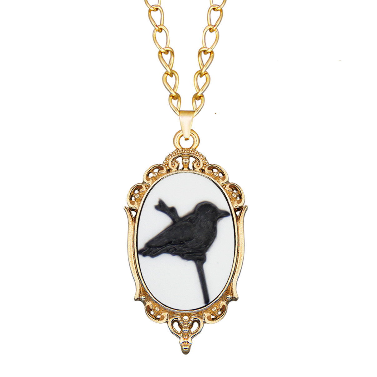 Wholesale Lot 10 pcs Animal Cameo Necklace Set Victoria Pendant Assorted Jewelry