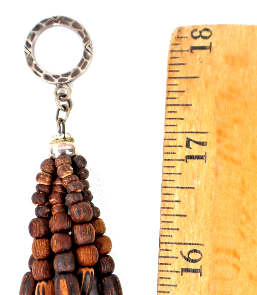SILPADA Lot 4 necklaces 925 silver wood pearl coral Boho Surfer layer 18 to 35″