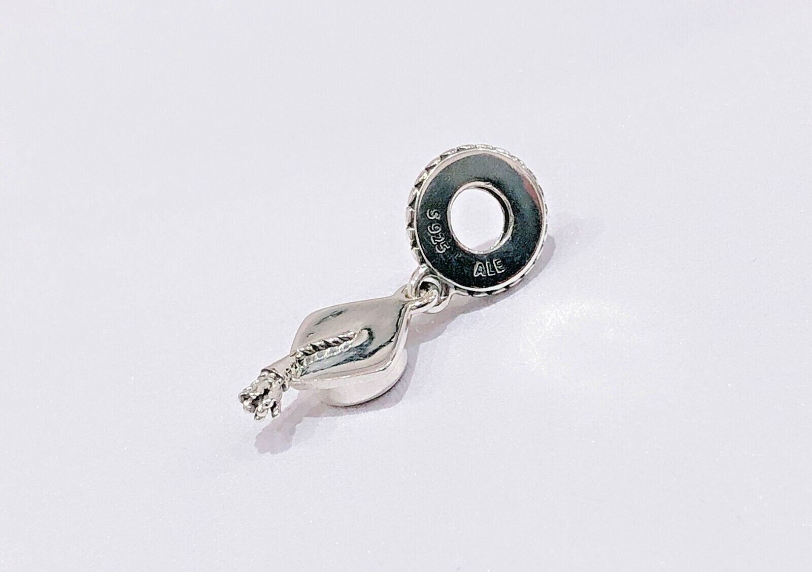 New 100% Authentic PANDORA 925 Silver Graduation Cap Dangle Charm 791892