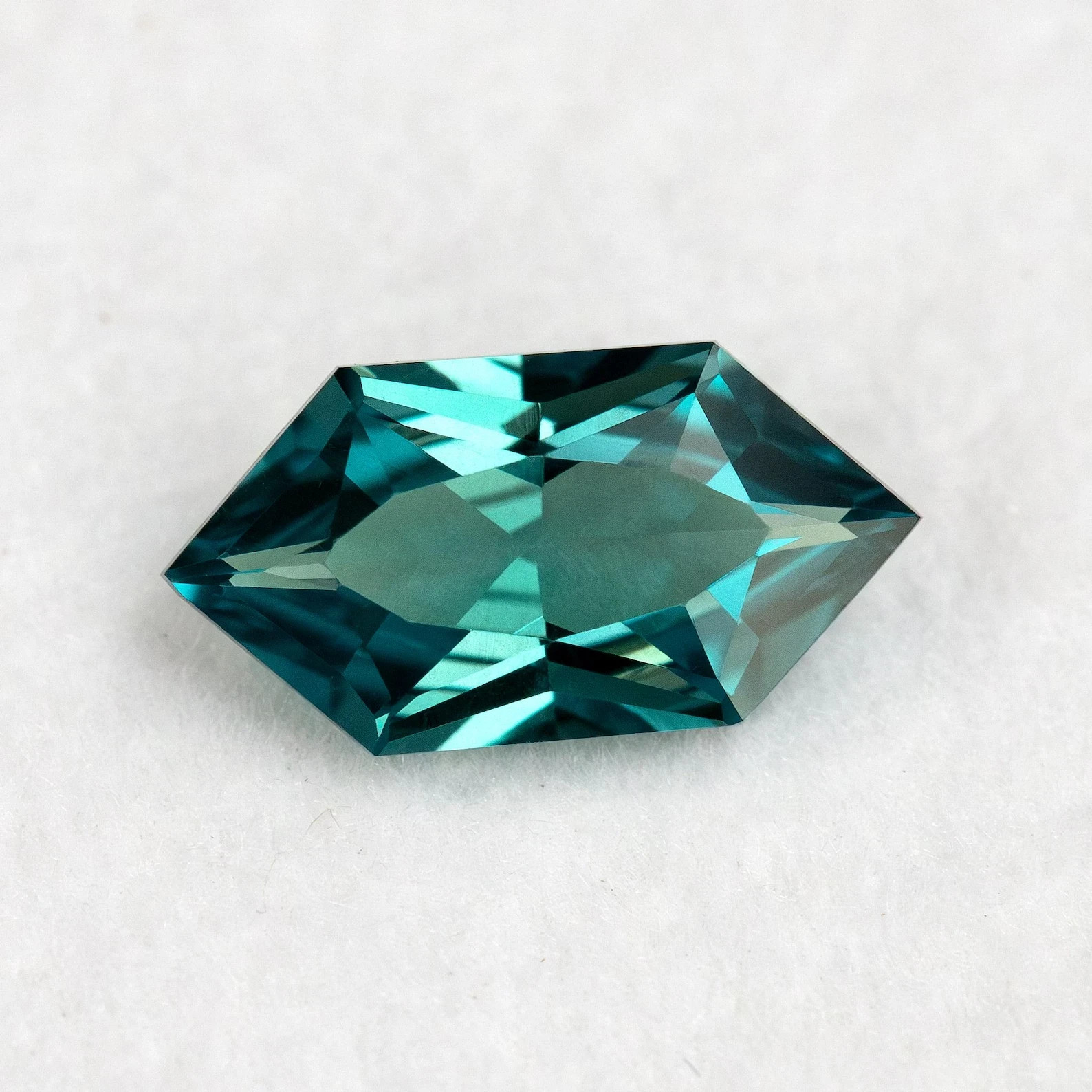 9.25Ct Certified Natural Paraiba Tourmaline Neon Blue Fancy Cut Loose Gemstone
