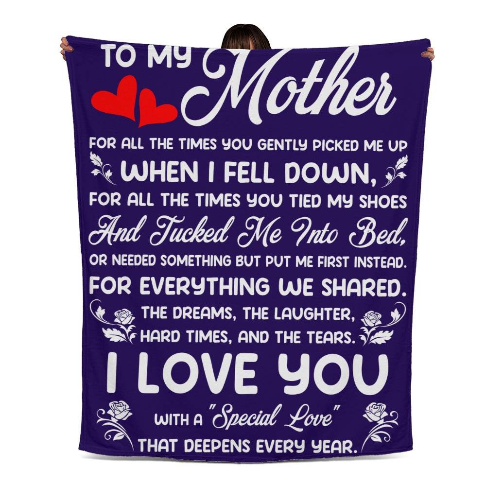 Mom Jersey Fleece Blanket 50″ x 60″