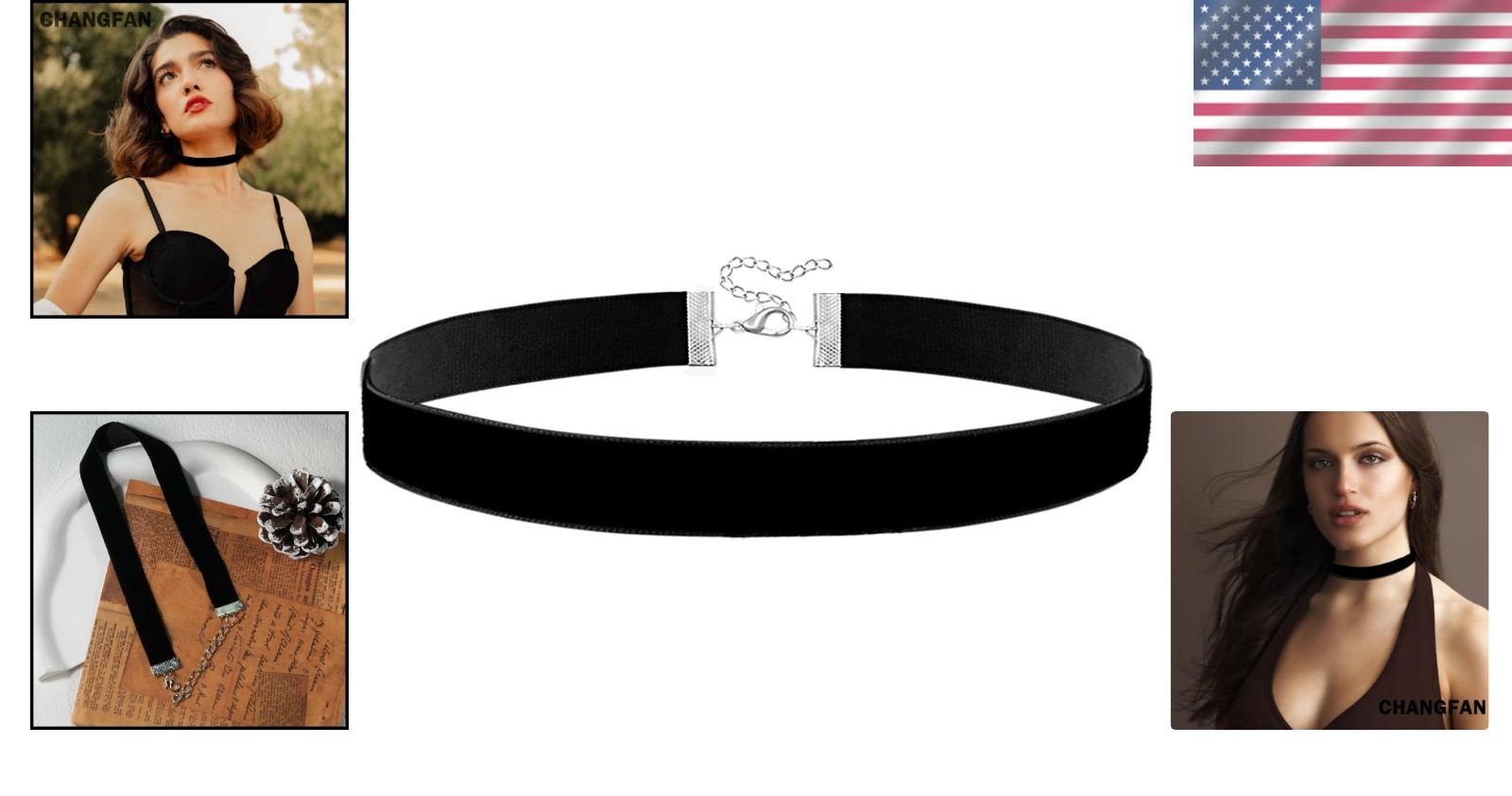 Versatile Black Velvet Lace Choker Necklace – Perfect for Halloween & Parties