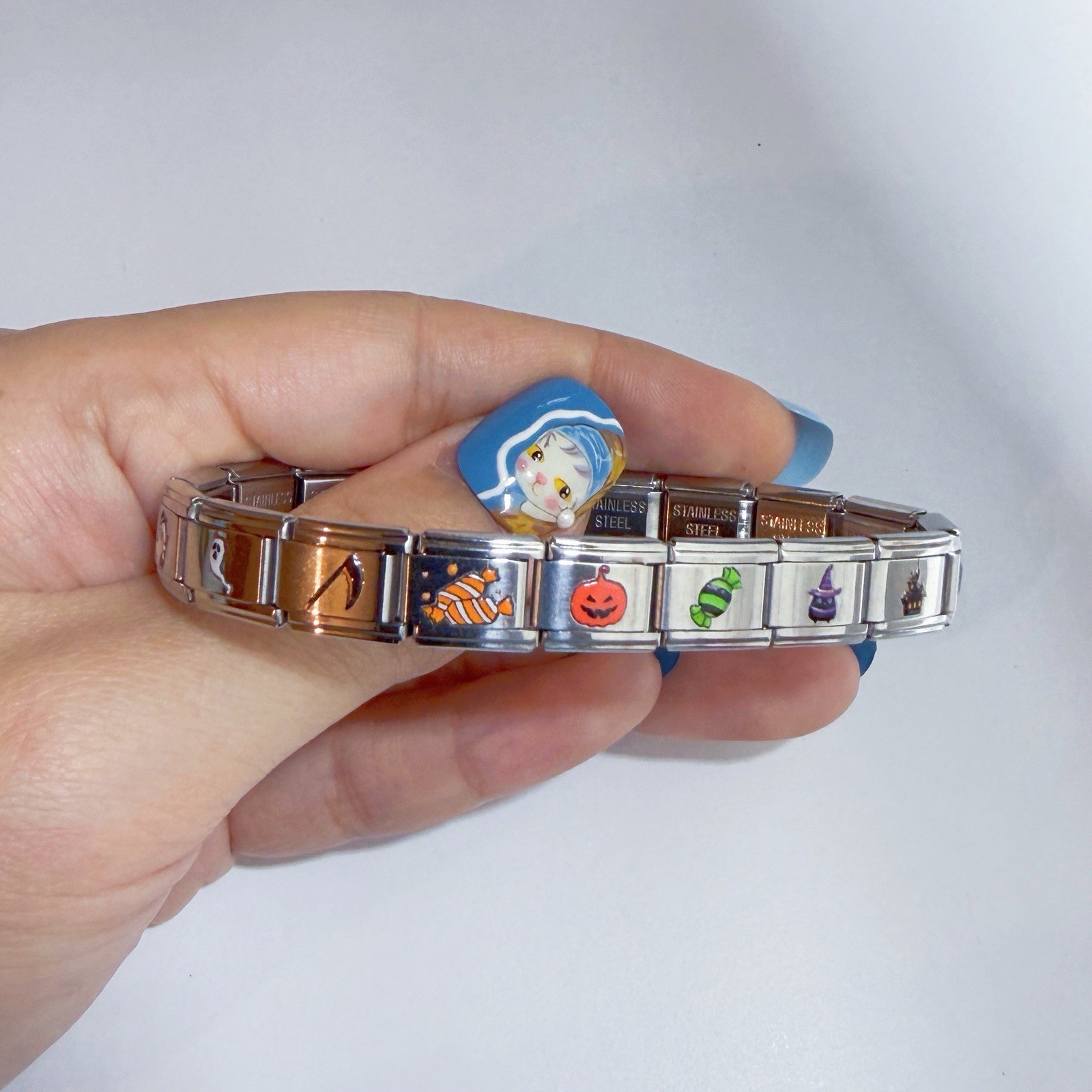 Halloween Italian Bracelet compatible with all designs Italian charm bracelet