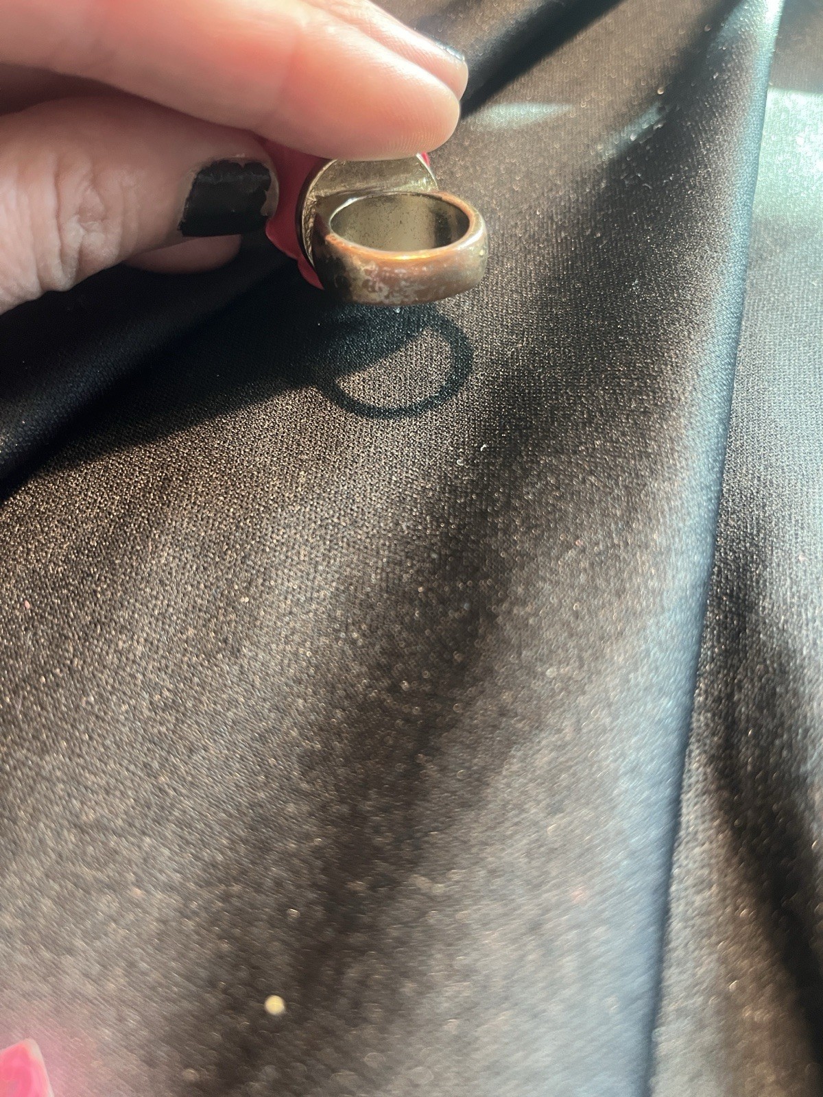 Betsey Johnson Gold And Pink Rose Ring Size 6