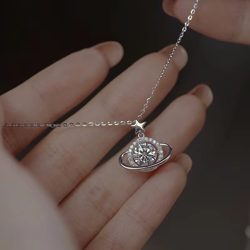 Planet design necklace