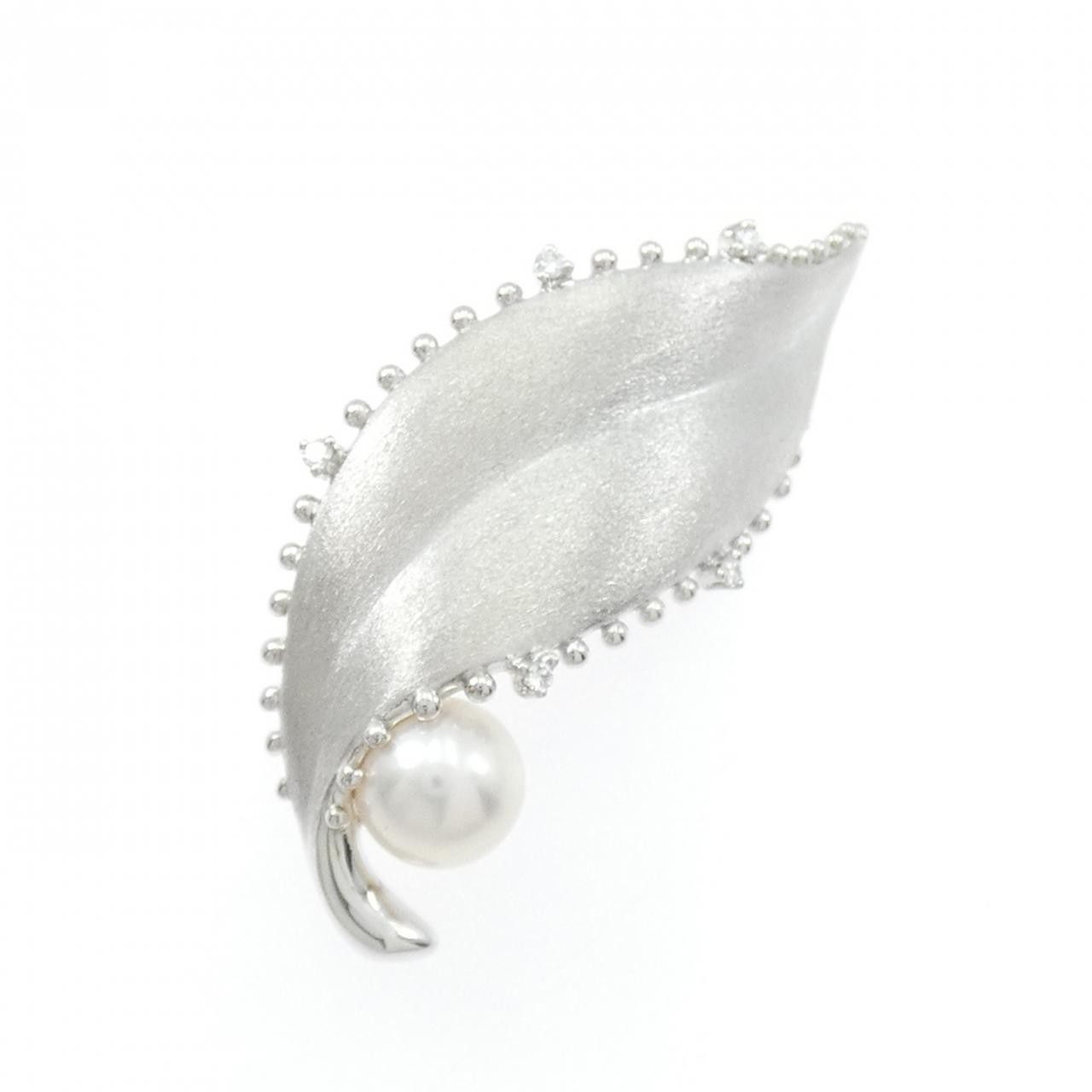 Authentic Mikimoto Akoya Pearl Brooch 0.3″ #230-000-402-4919