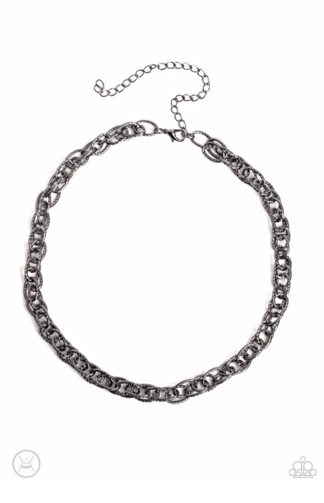 Paparazzi If I Only Had a CHAIN- black CHOKER necklace