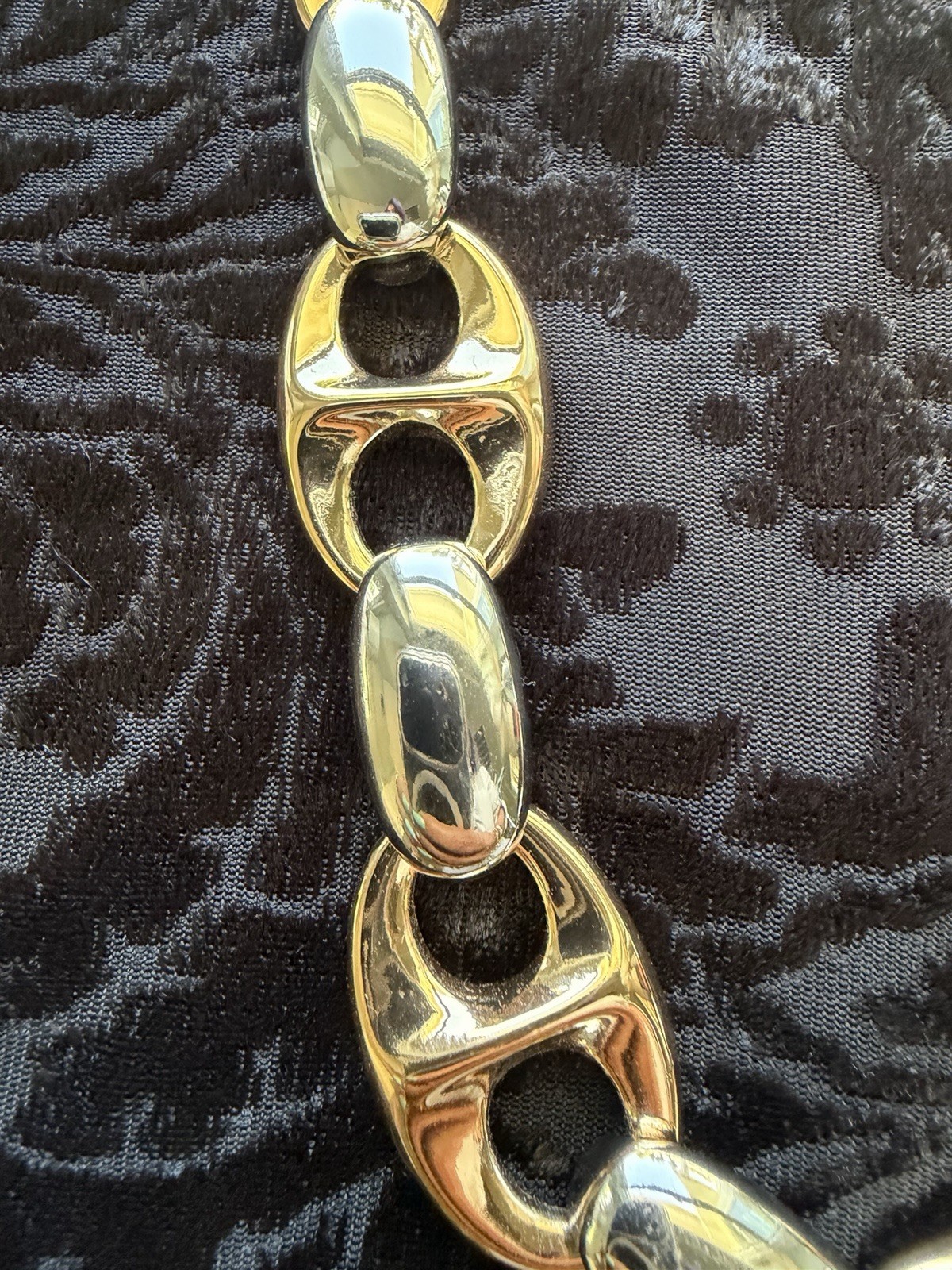 White House Black Market Mixed Metal Link Necklace
