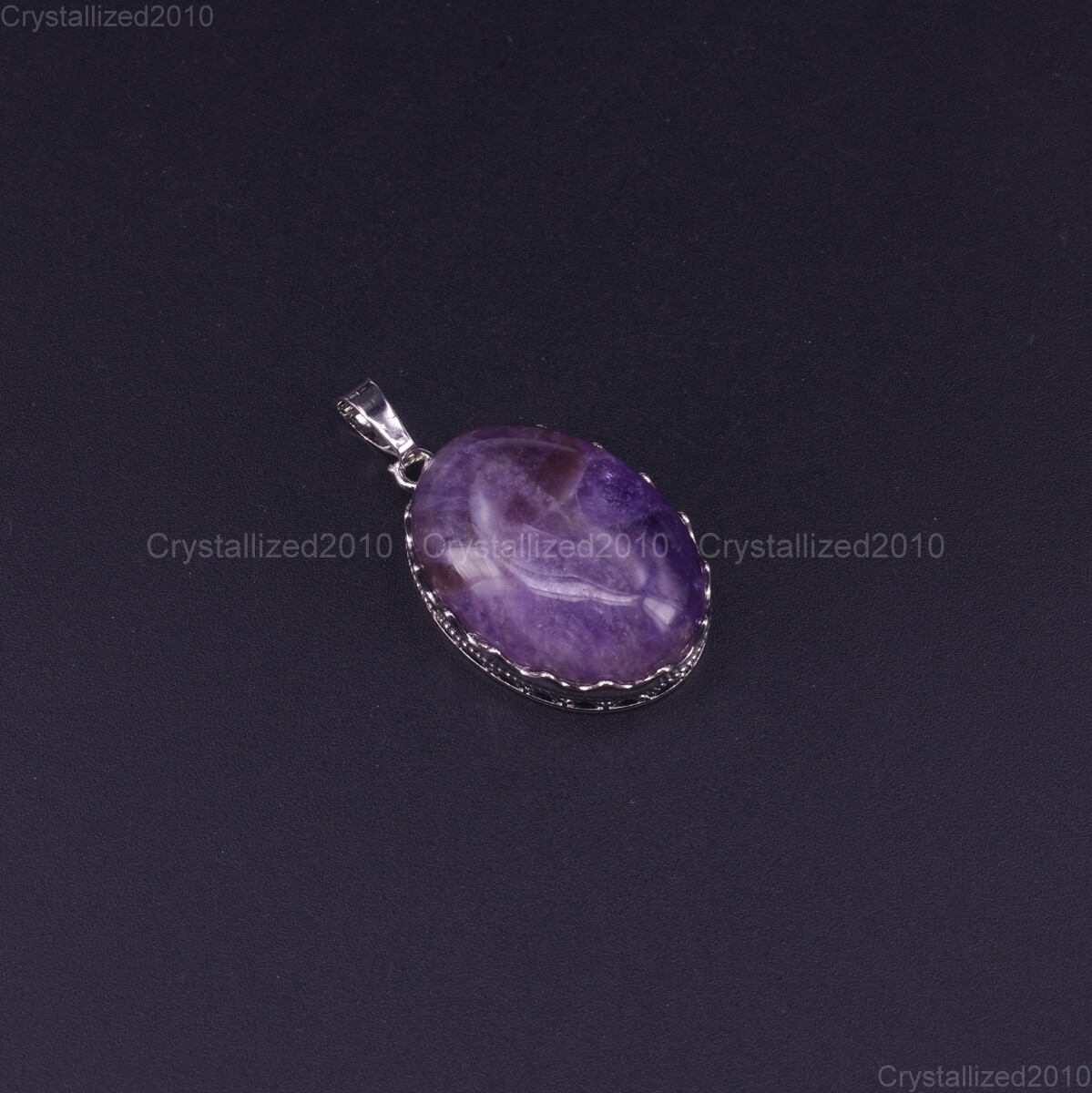 Natural Gemstones Oval Shape Reiki Chakra Healing Pendant Necklaces Beads Pick