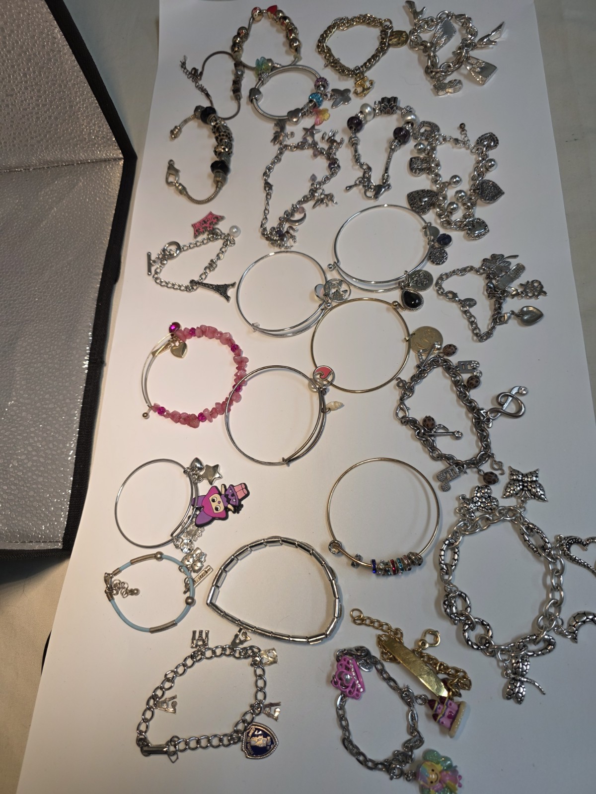 Bracelet Lot Costume Fashion Charm Bracelets Vintage To Now Mixed Materials