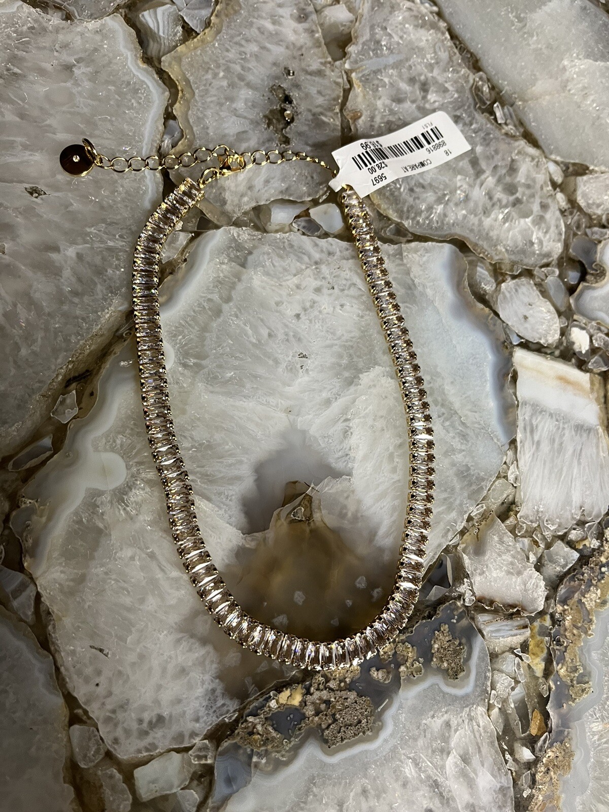 Cubic zerconia tennis Necklace NWT