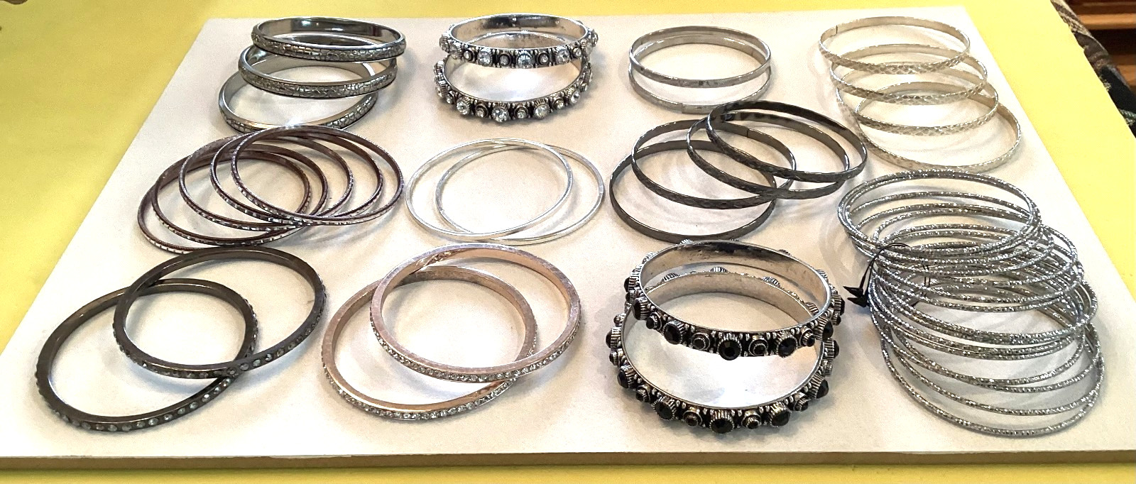 Stackable Bangle Bracelets, 11 Sets