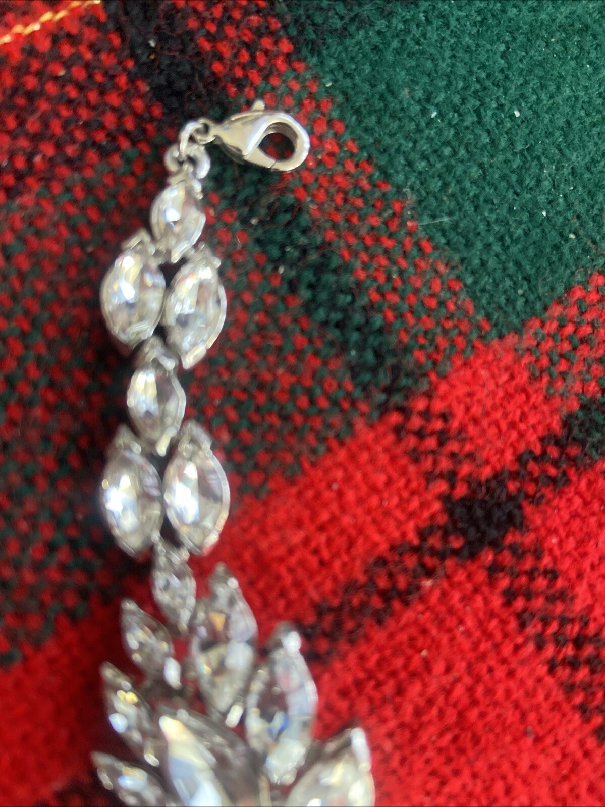 Vintage Camrose & Kross Audrey Hepburn Rhinestone & Pearl Bracelet NWOB