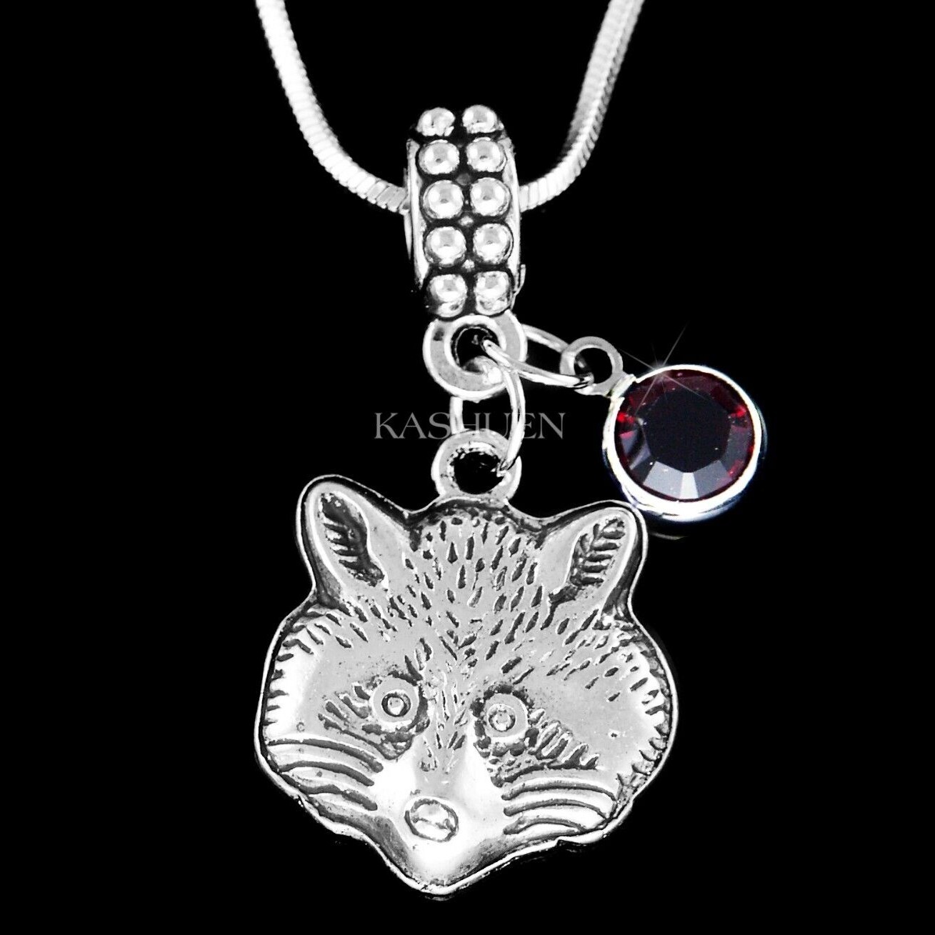 ~Racoon Necklace~ Raccoon Trash Panda Bandit Charm Nomad Animal Jewelry Keychain