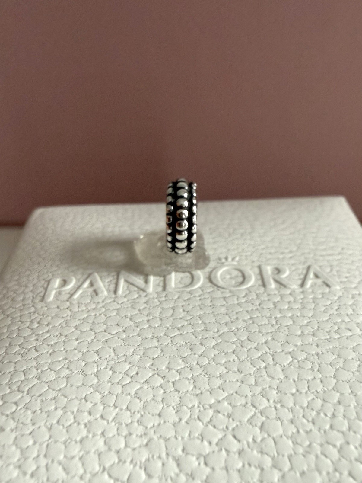 Pandora Sterling Silver Tires Spacer Charm #790244 Authentic Retired