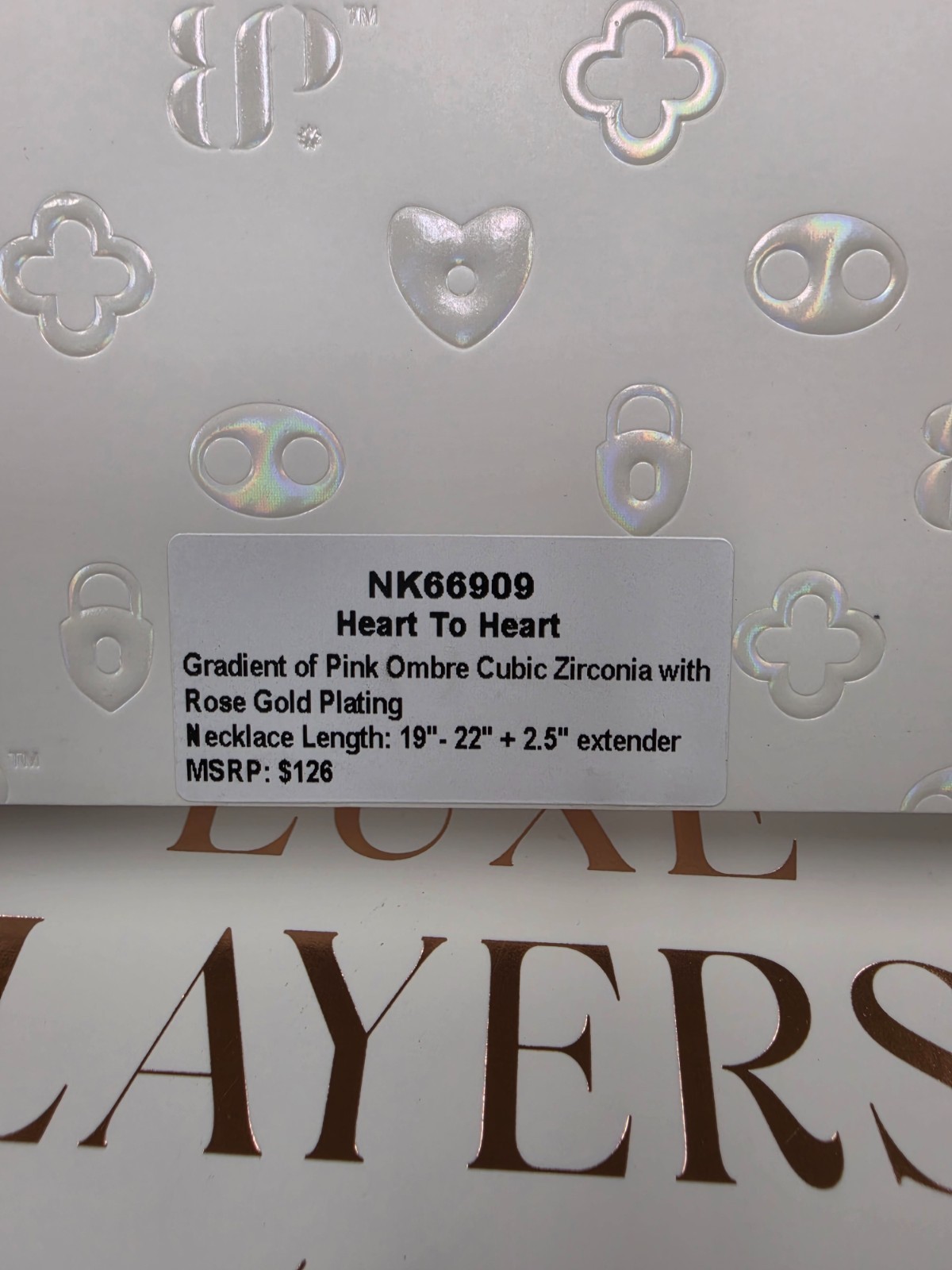 Bomb Party Luxe Layers Spring 2026 “Heart To Heart” Pink Ombre on Rose Gold