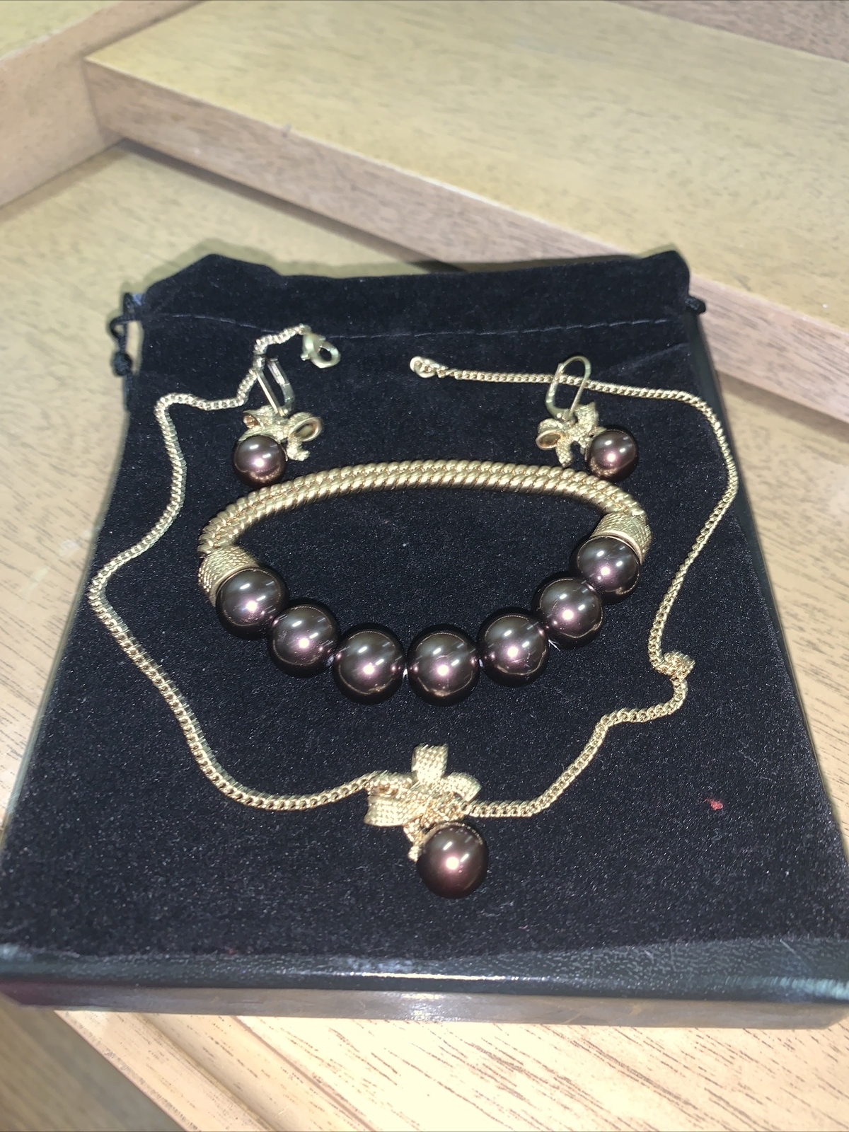 Macy’s 3 Pieces New/Other Set: Earrings, Bracelet And Necklace. Beautiful Design