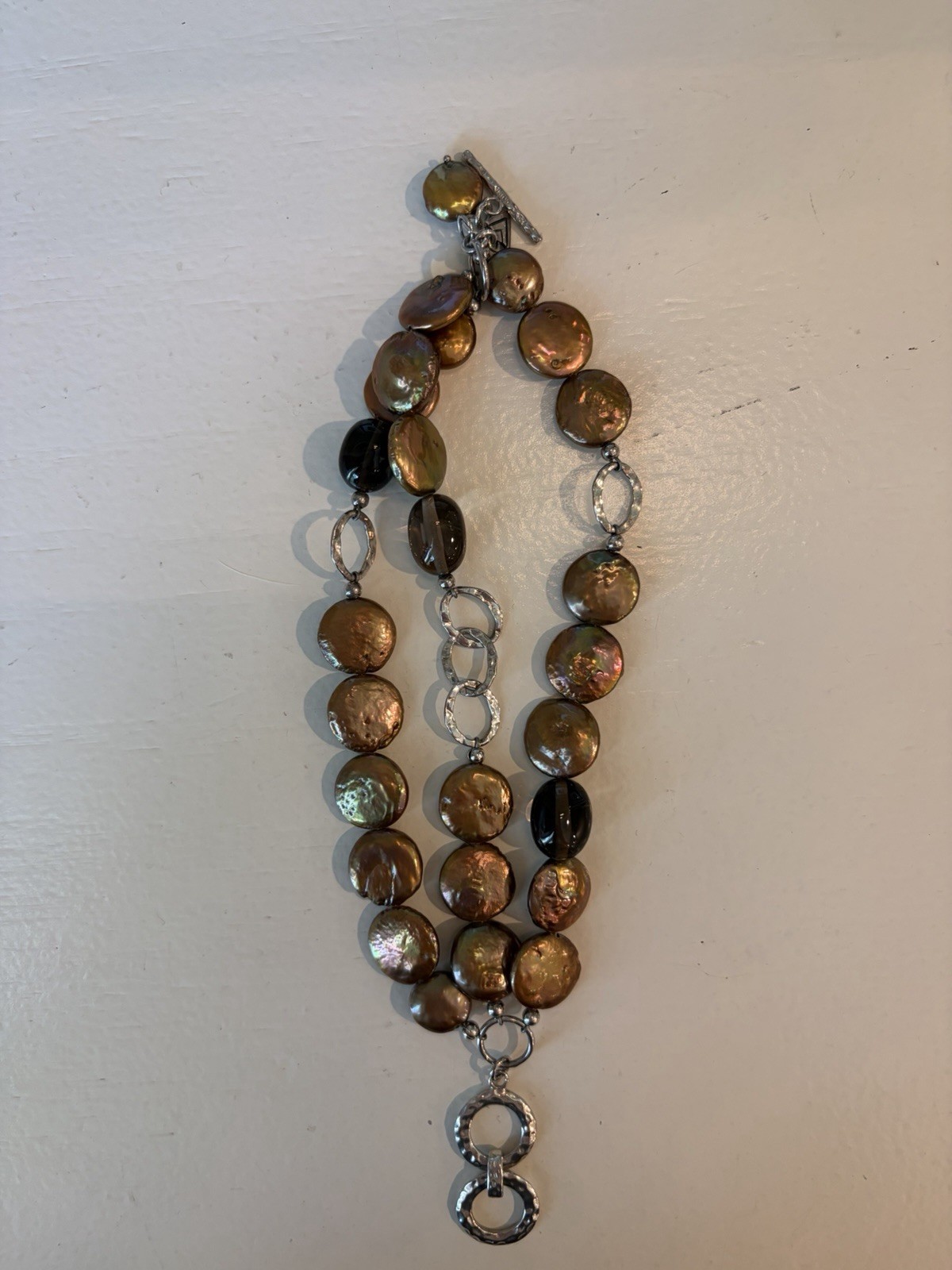 Silpada Retired Sterling Silver 3-strand Bracelet #B1850