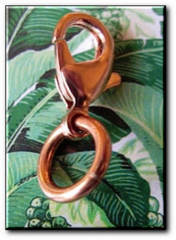 Solid Copper 5/16 of an inch wide Men’s 9 1/2 Inch Link Bracelet CB697G.