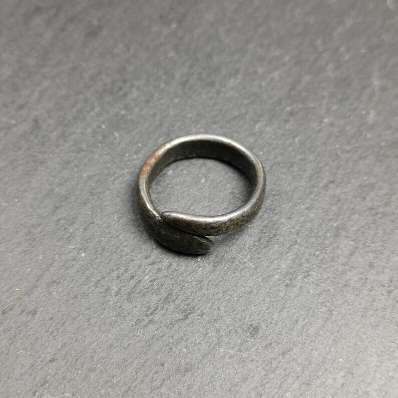 Gandhanra Unique Tibetan Snake Ring | Cold Iron Ring | Protection Jewelry