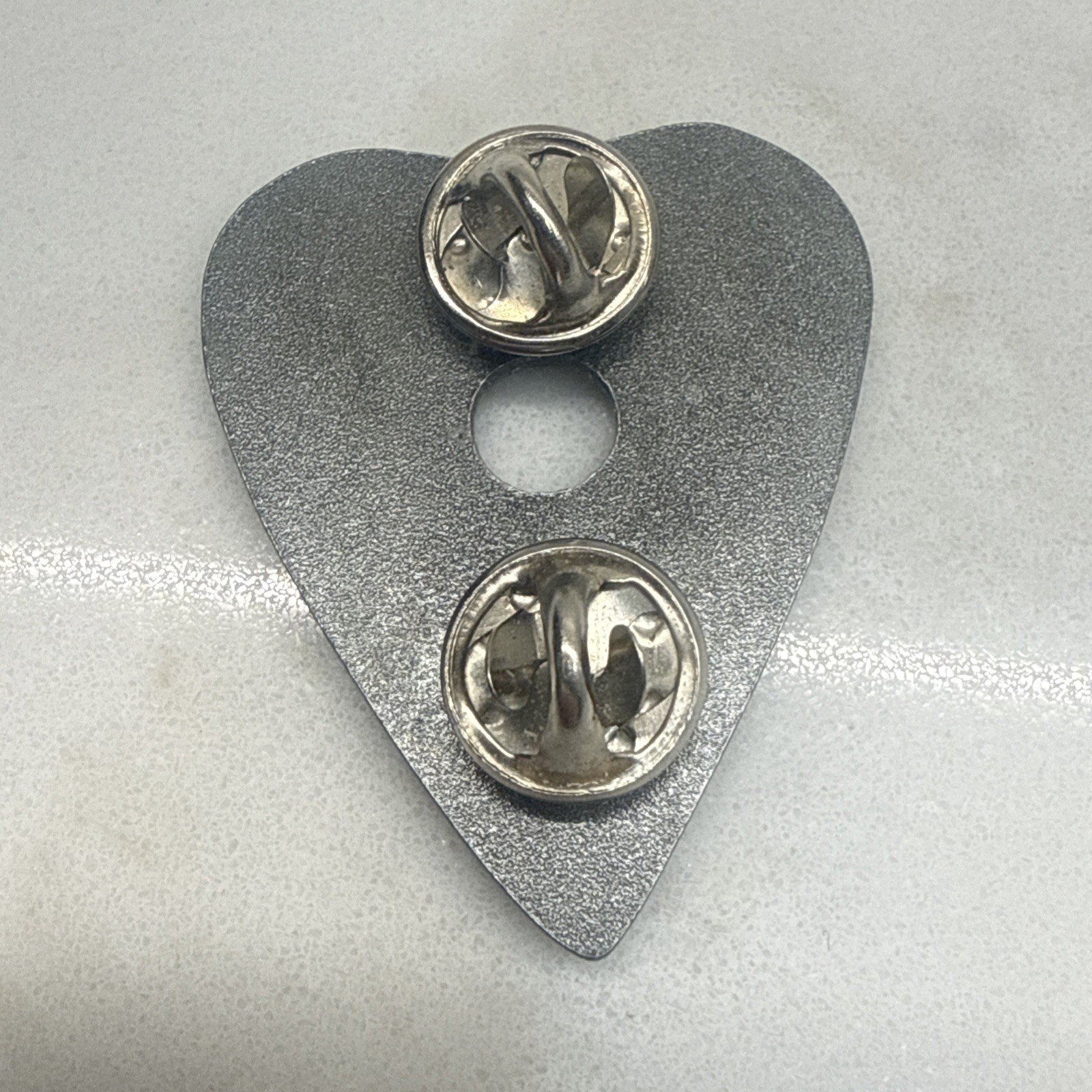 Planchette Style 1pc Metal Pin Double Rubber Backer Ouija Board Fast Shipping!