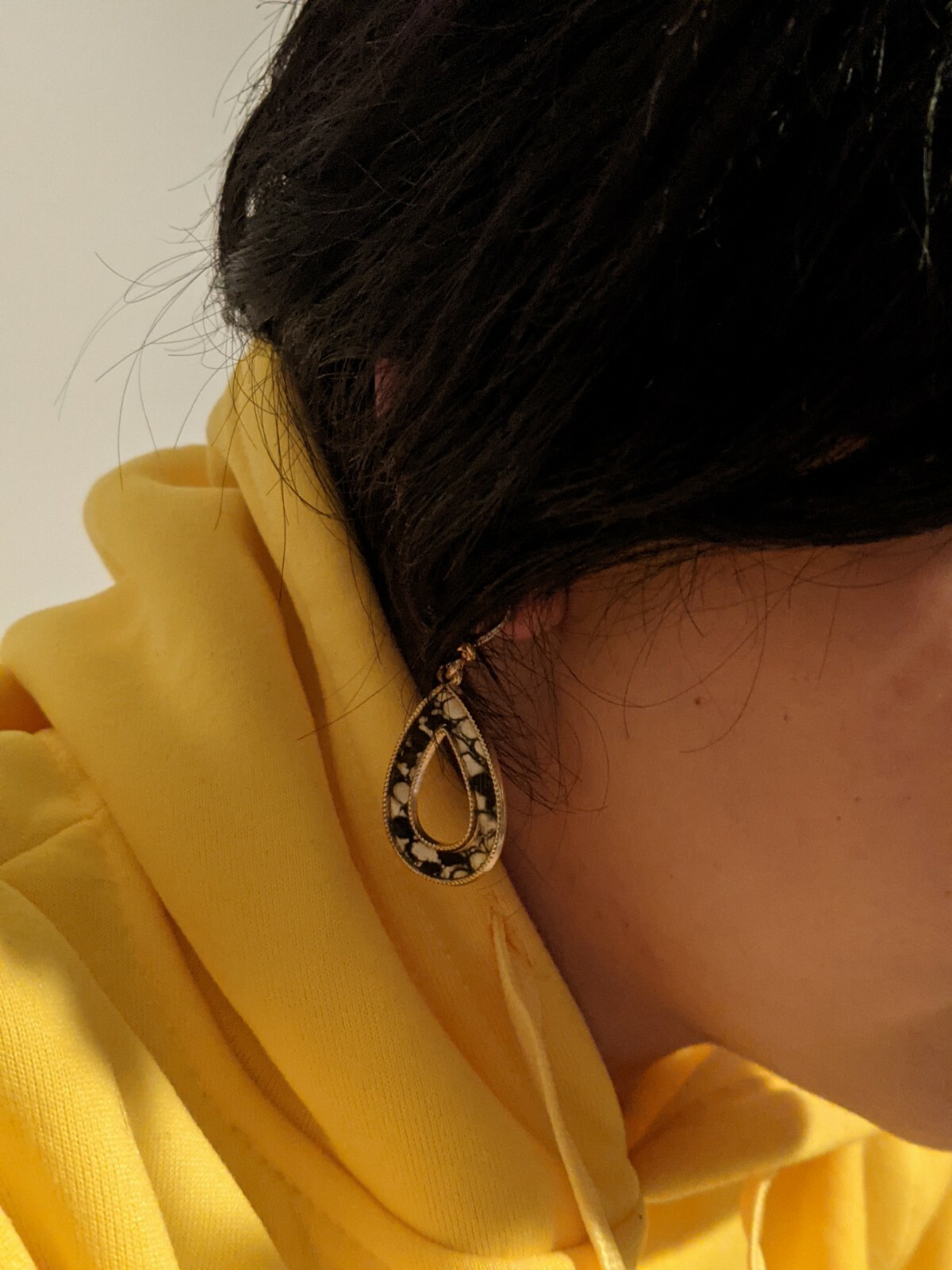 New Fashion 1Pair Water Drop Dangle Earrings Pave Snakeskin Beauty Women Earring