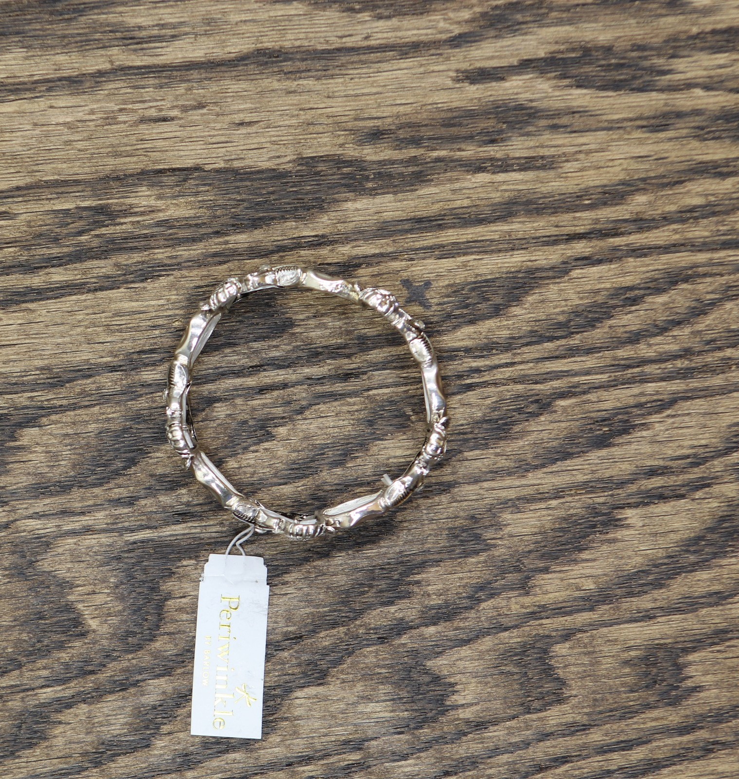 Periwinkle By Barlow Sand Dollar Starfish Beach Bracelet Silver Gray