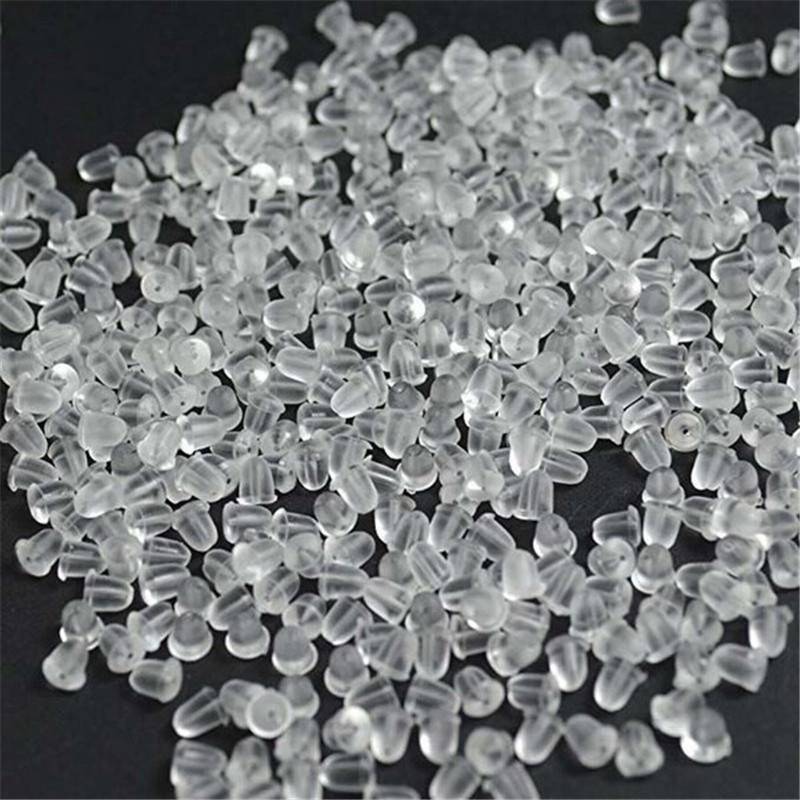 Stud Head Earring Retainers Stud Nose Ear 50Pcs Replacement Ear Clear Flat Stud