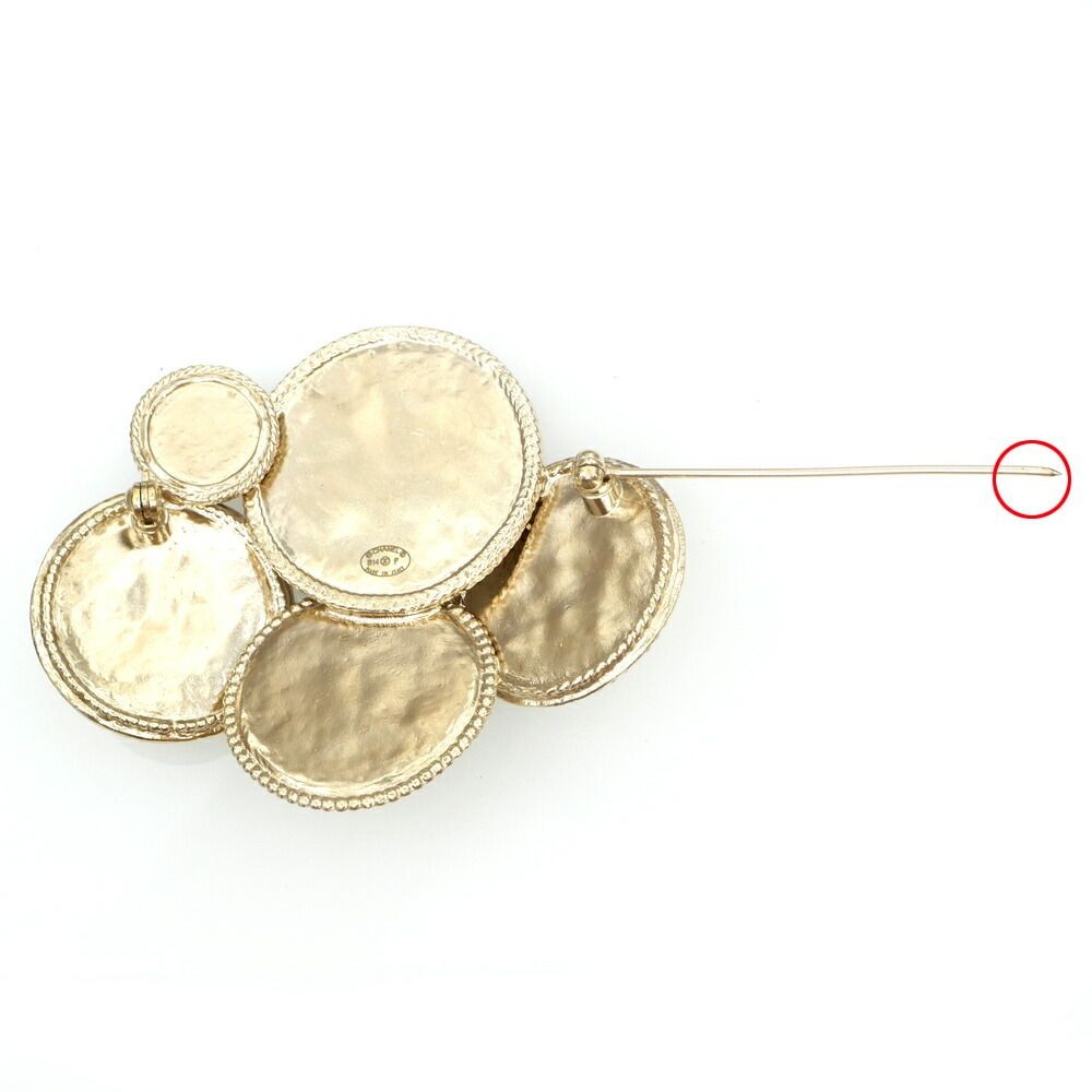 CHANEL Brooch Icon A85092 Gold Color CC Mark Coco Mark N5 Jewelry
