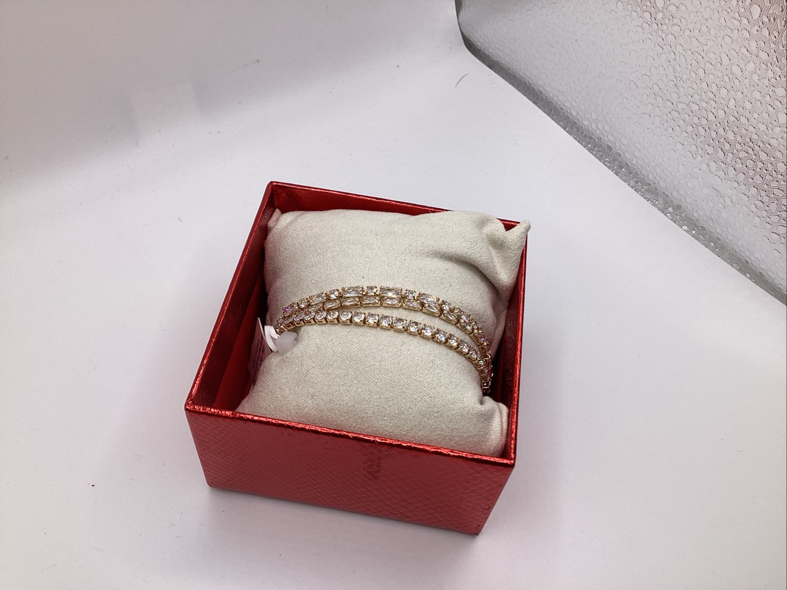 SINCERELY JULES 3pc Cubic Zirconia Adjustable Bracelets Lead & Nickel Free NIB