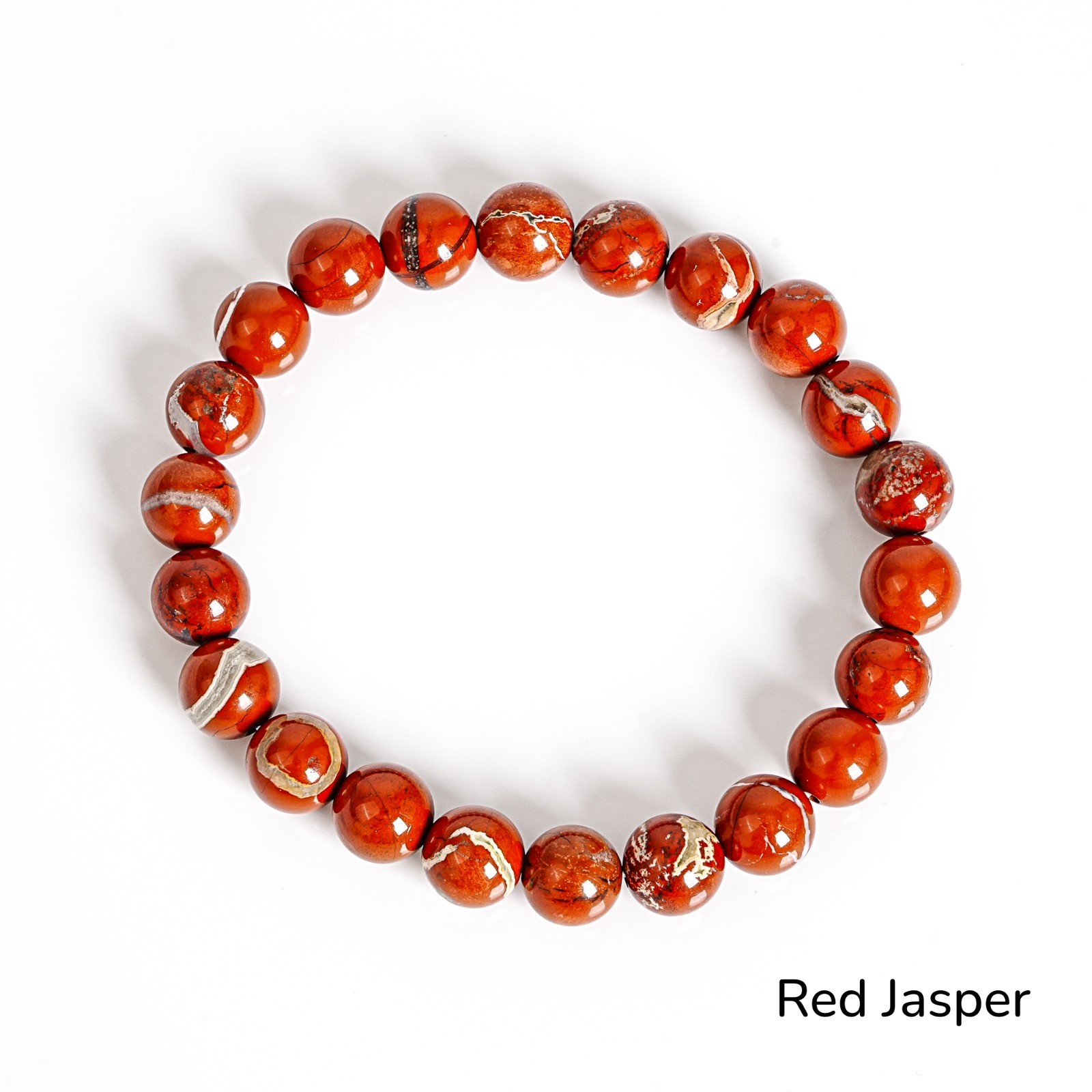 8mm Mixed Natural Gemstone Bracelet Multicolor Healing Round Beads For Man Woman