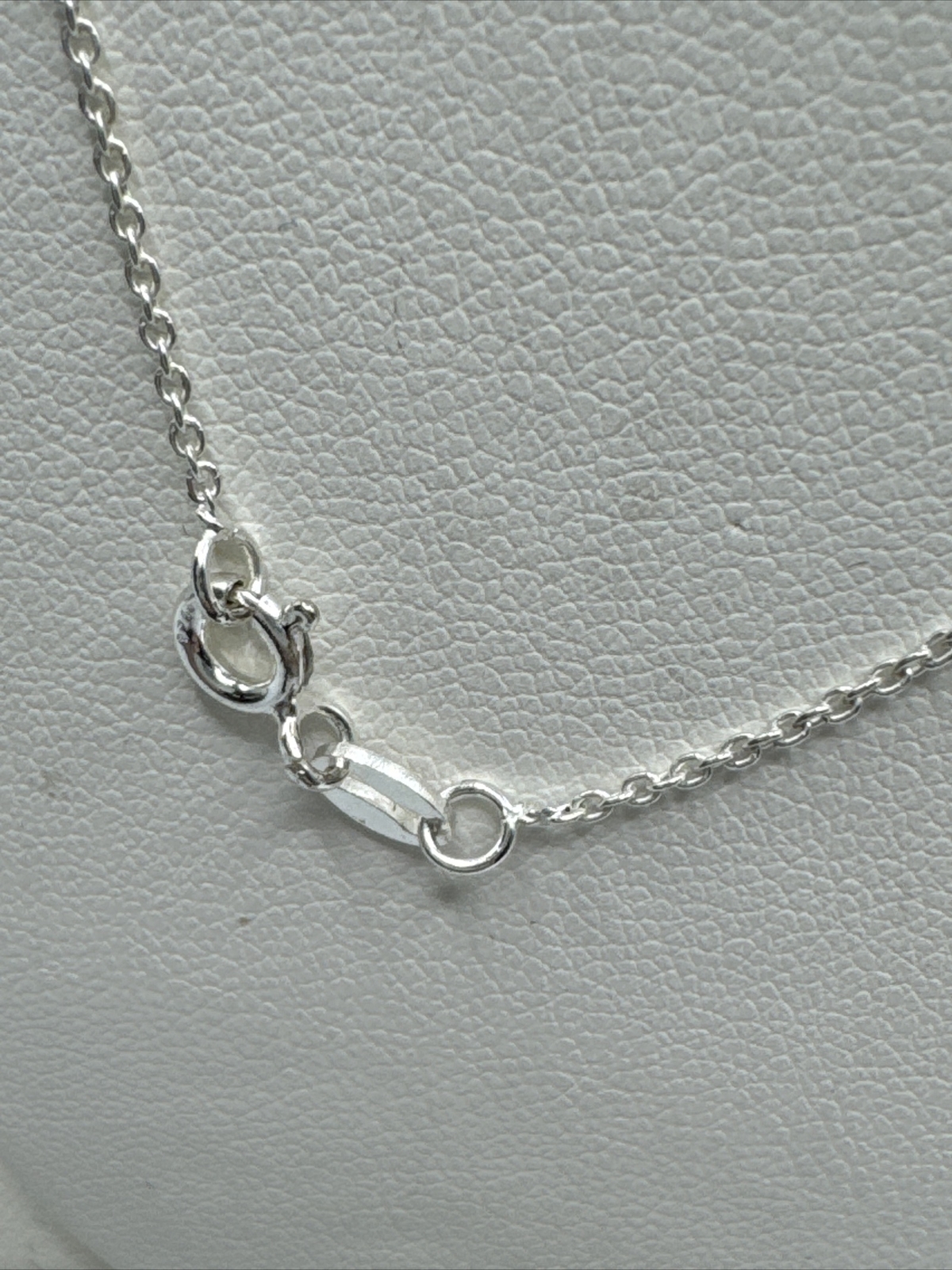 925 Sterling Silver Christmas Tree Pendant Necklace 18 In 2.53g AT624-77