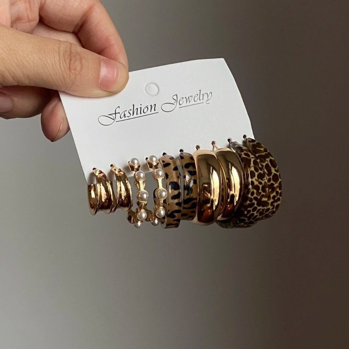 New Retro Hoop Earring Set