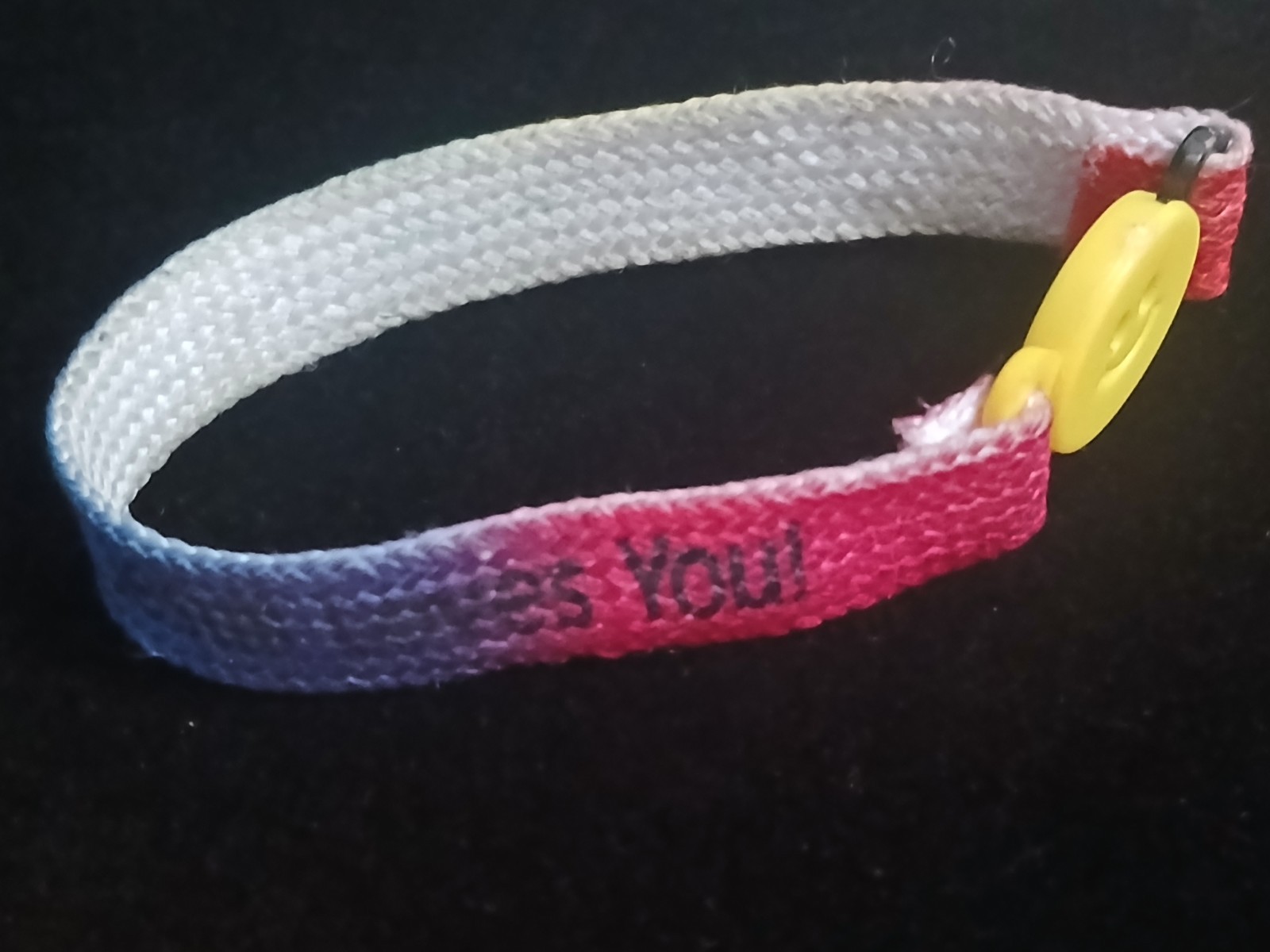 1992 Jesus loves me nylon bracelet