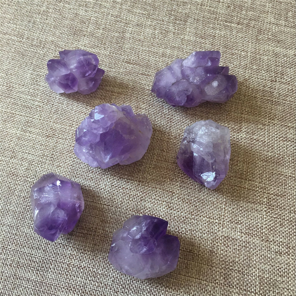 Lot 100g Natural Amethyst Rough Quartz Crystal Mineral Specimens Healing Stone