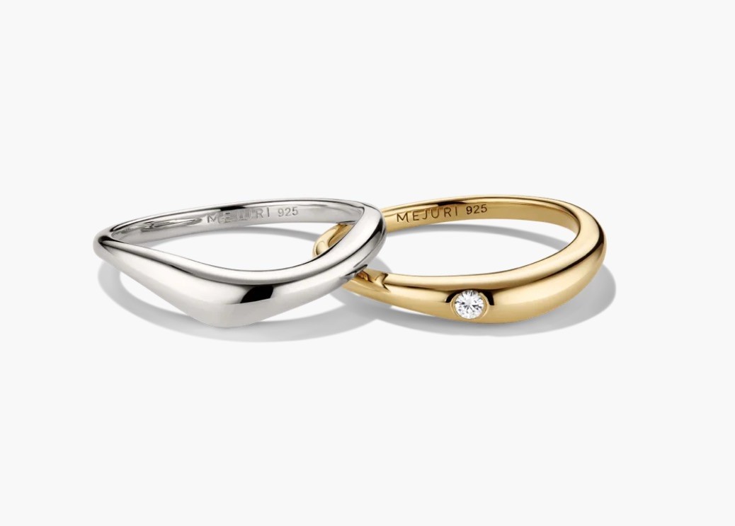 Mejuri Organic Dôme Nesting Ring Set