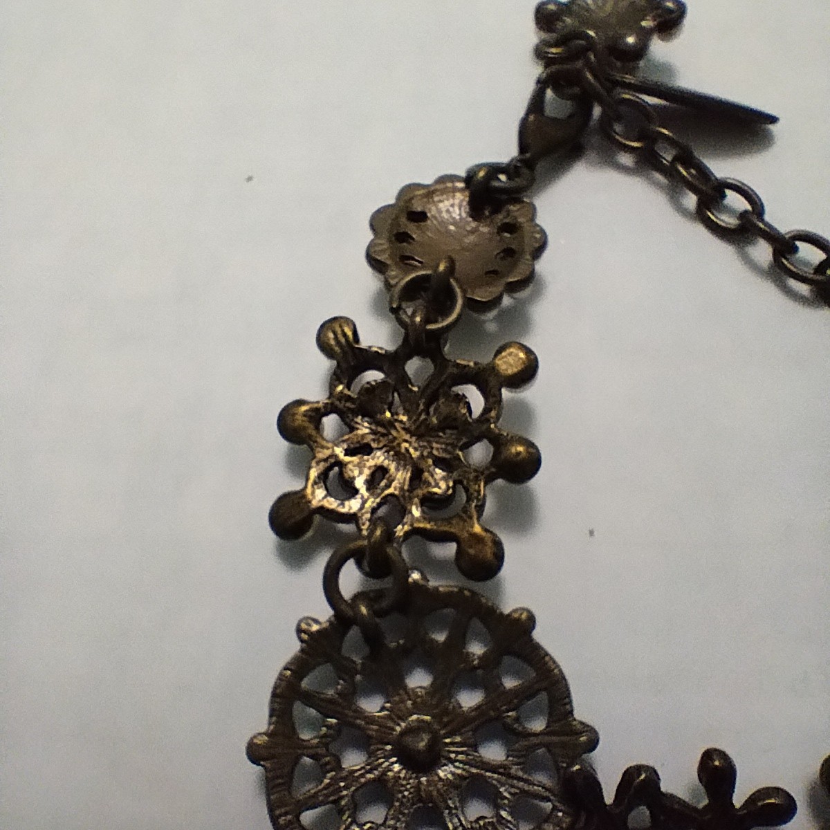 Plunder Design Signed Clear Rhinestone and Faux Pearl Bracelet with Extender