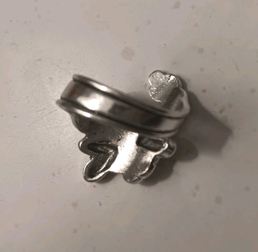 Elegant Silver Dragonfly Spoon Ring wrap One Size Fits Most 7 8 9 10 Whimsy New