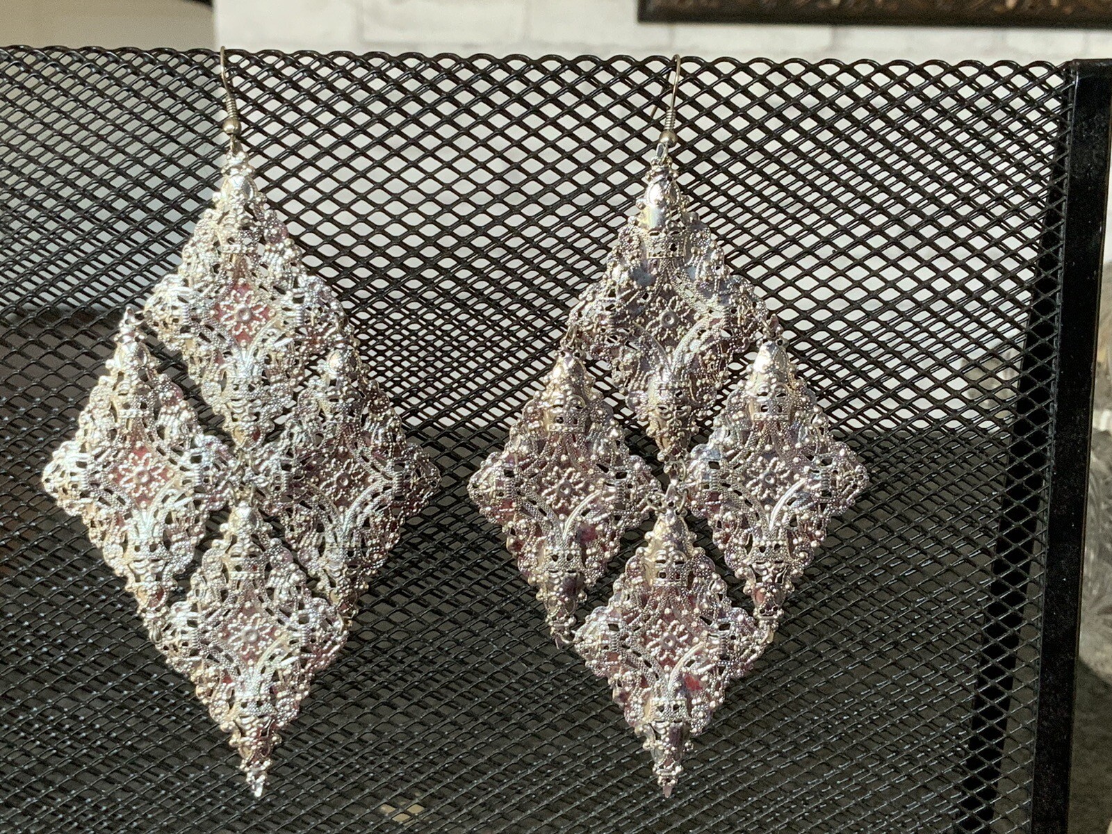 Metal Long Earrings