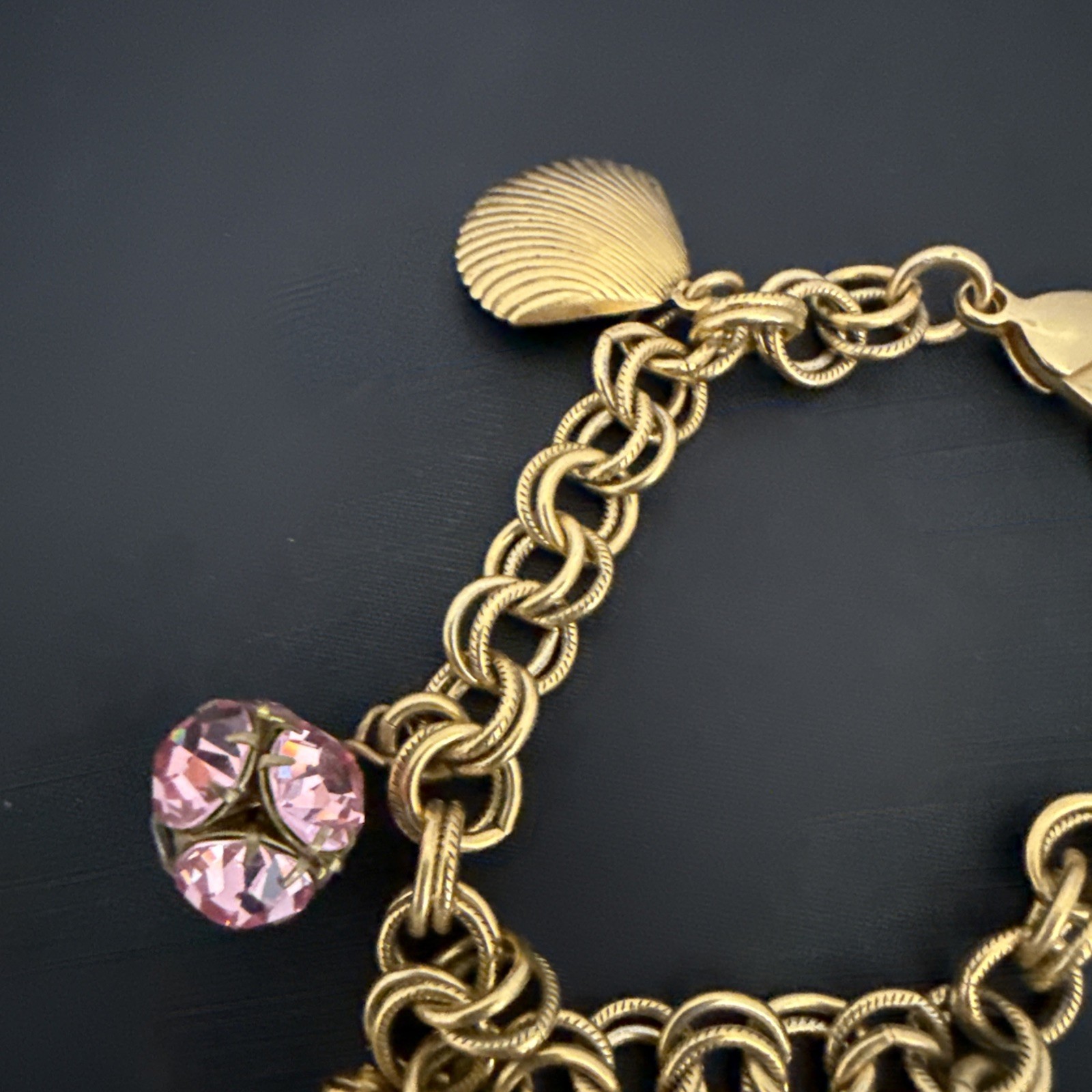 Vintage MAXIMAL ART John Wind Charm Bracelet Disney Ariel The Little Mermaid