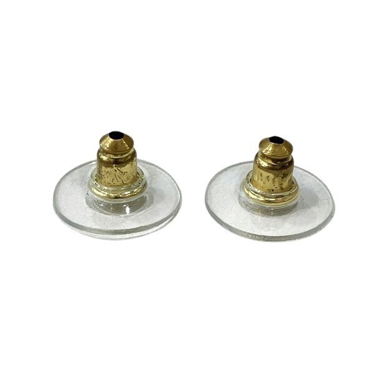 CHANEL Coco Mark Pierced Earrings Unspecified Color One Size Used