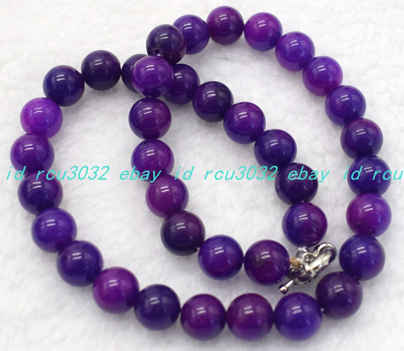 Charming Pretty 6-12mm Purple Sugilite Round Beads Gemstone Necklace 18-28 In