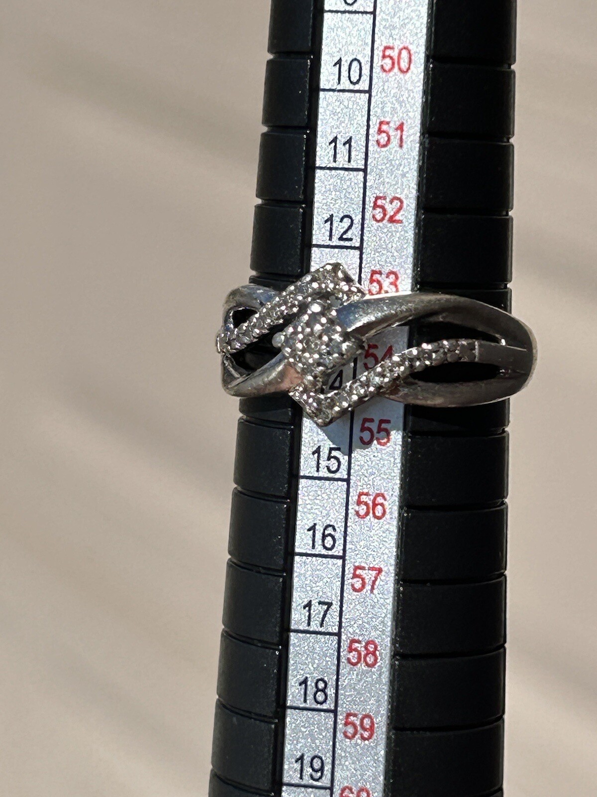 Kay Jewelers Women’s Sterling Silver (925) 1/4ct Size 7 Forever Diamond Ring
